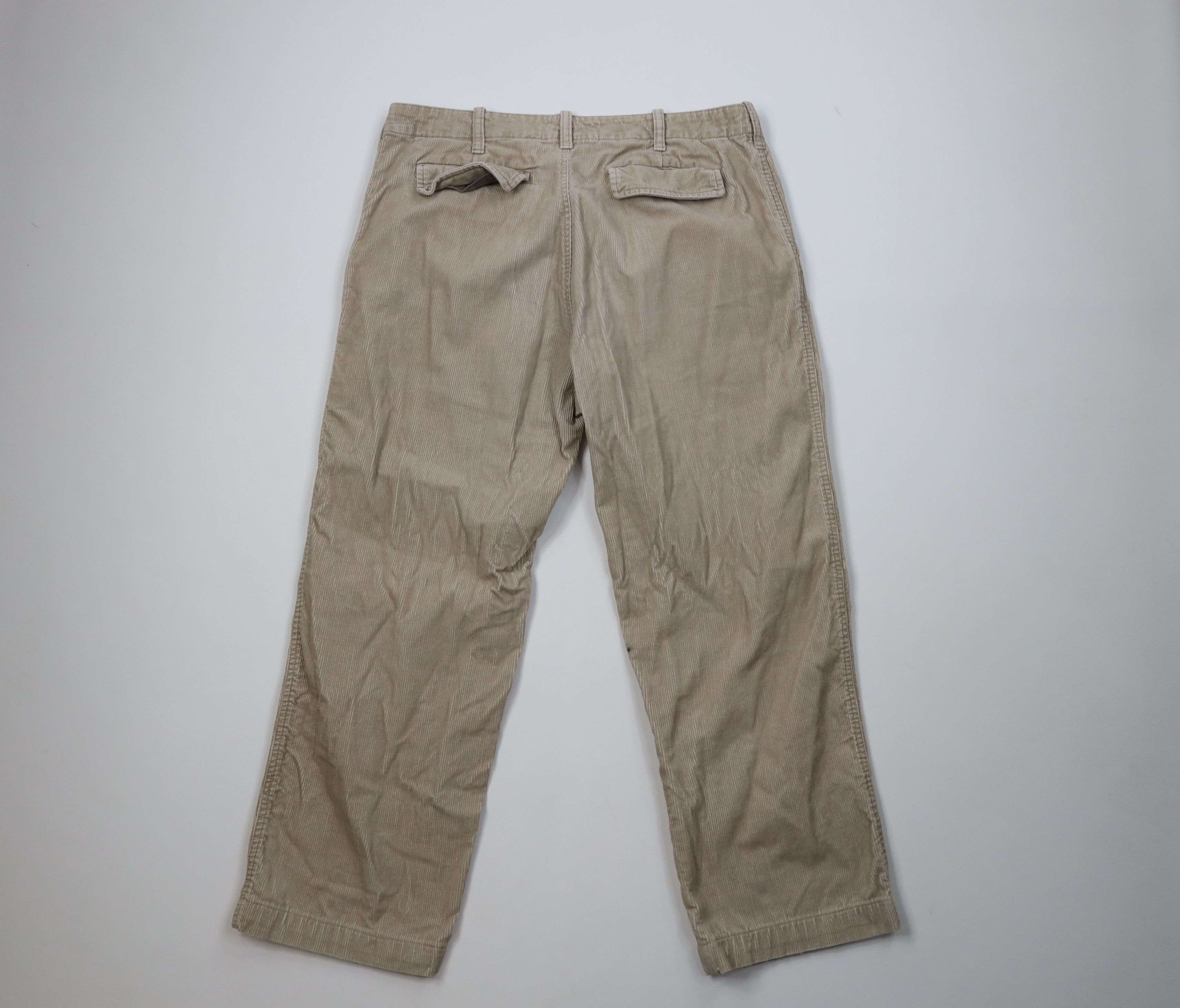 Gap Vintage 90s Y2K Gap Loose Fit Wide Leg Corduroy Chino Pants Size US 34 / EU 50 - 9 Thumbnail