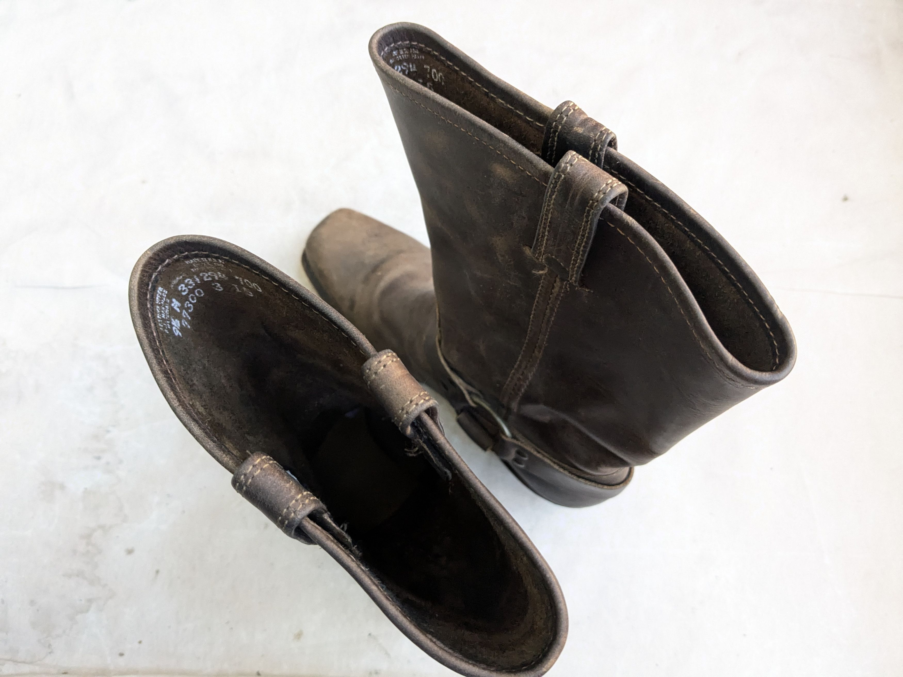 Frye Frye Harness Boots Brown 8 Leather Size US 8 / EU 41 - 10 Thumbnail