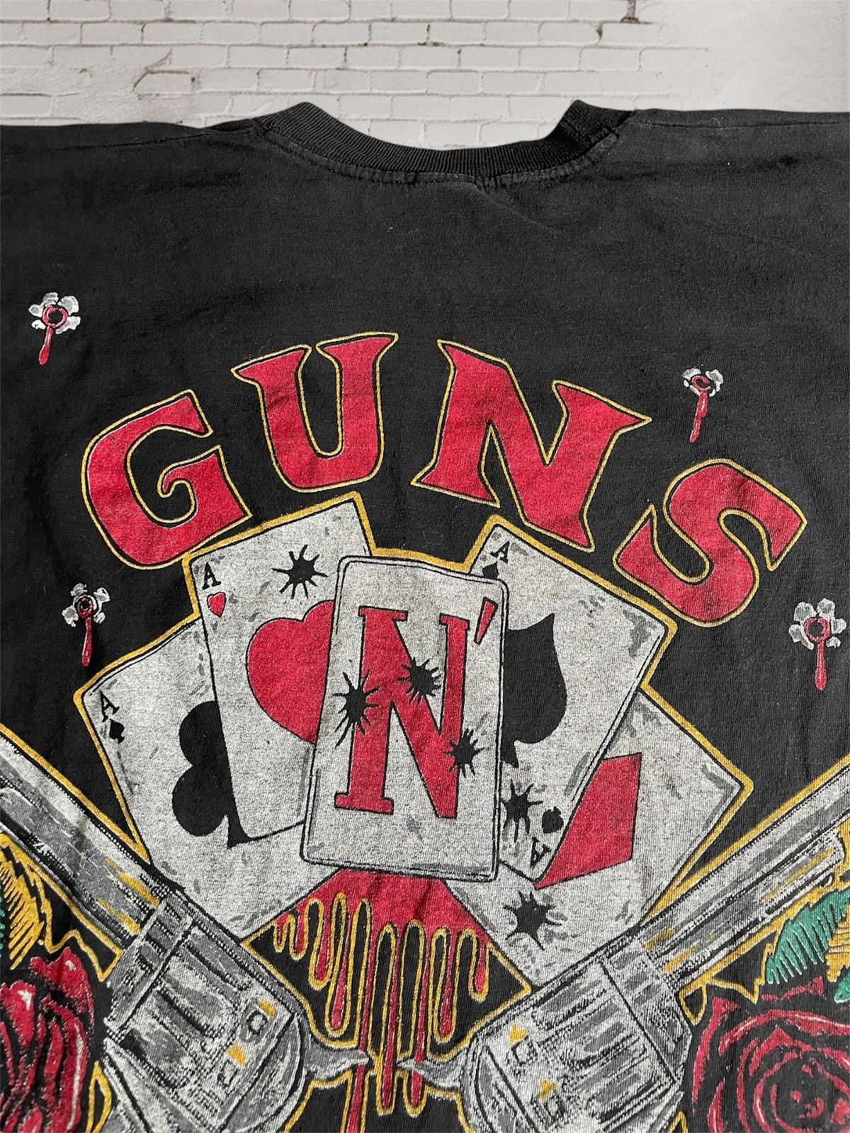 Vintage Vintage Guns N’ Roses Use Your Illusion-Era Bootleg T-Shirt Size US XXL / EU 58 / 5 - 17 Thumbnail