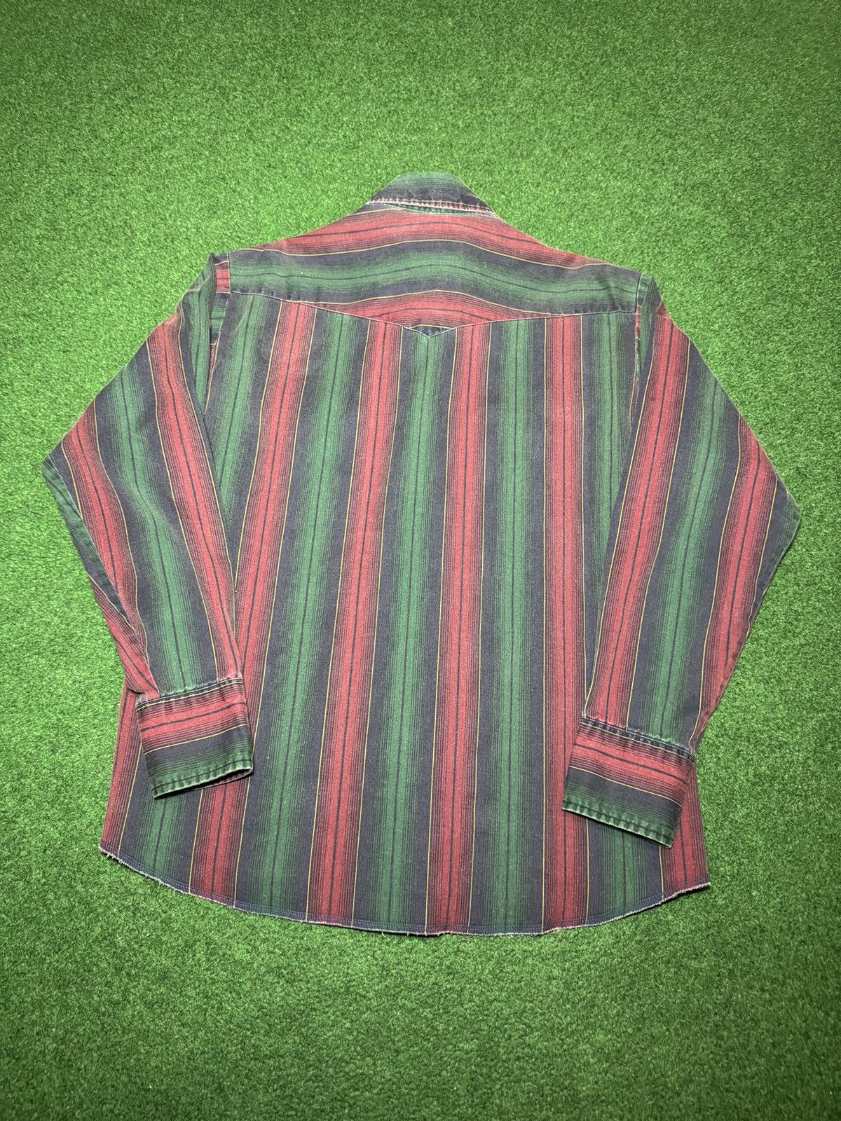 Wrangler Wrangler Brushpopper Pearl Snap Western L Shirt 23x29 Size US L / EU 52-54 / 3 - 4 Thumbnail