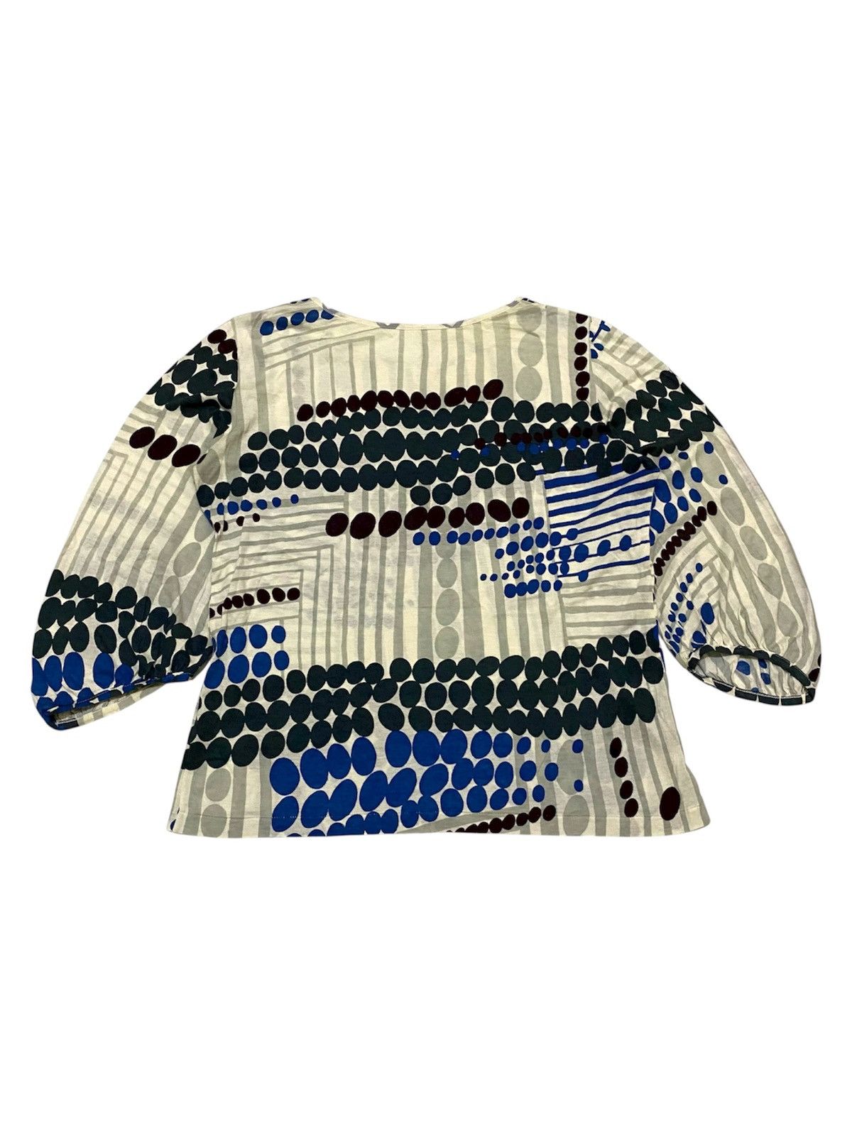 Issey Miyake Plantation by Issey Miyake Dot Printed Blouse Size M / US 6-8 / IT 42-44 - 2 Thumbnail