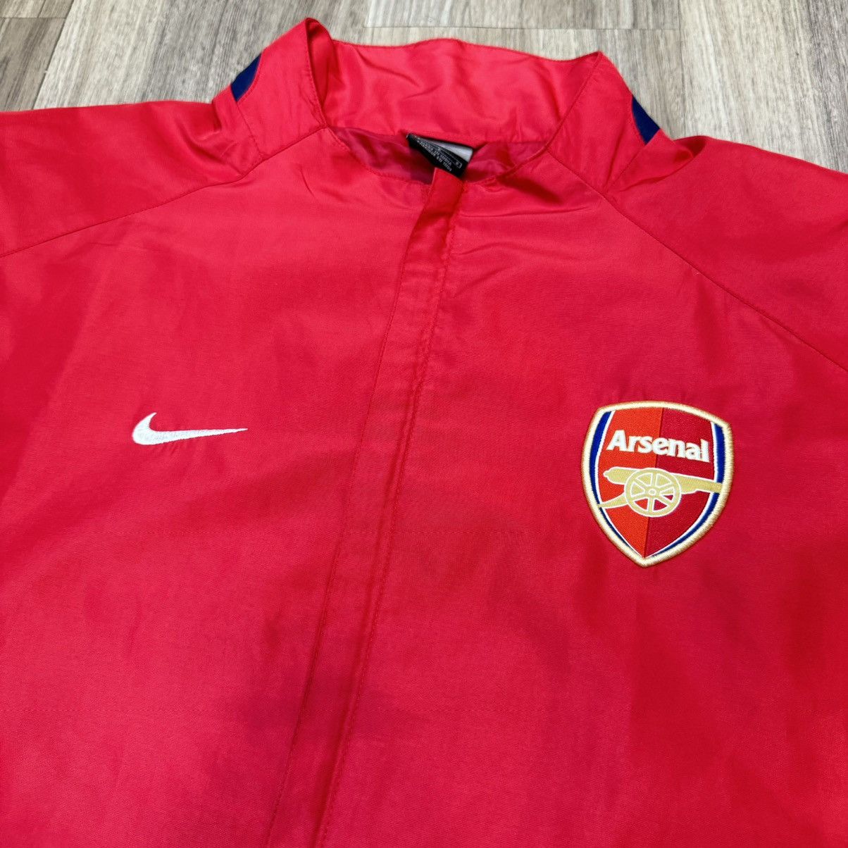 Vintage Arsenal 02/03 training jacket Size US L / EU 52-54 / 3 - 3 Thumbnail