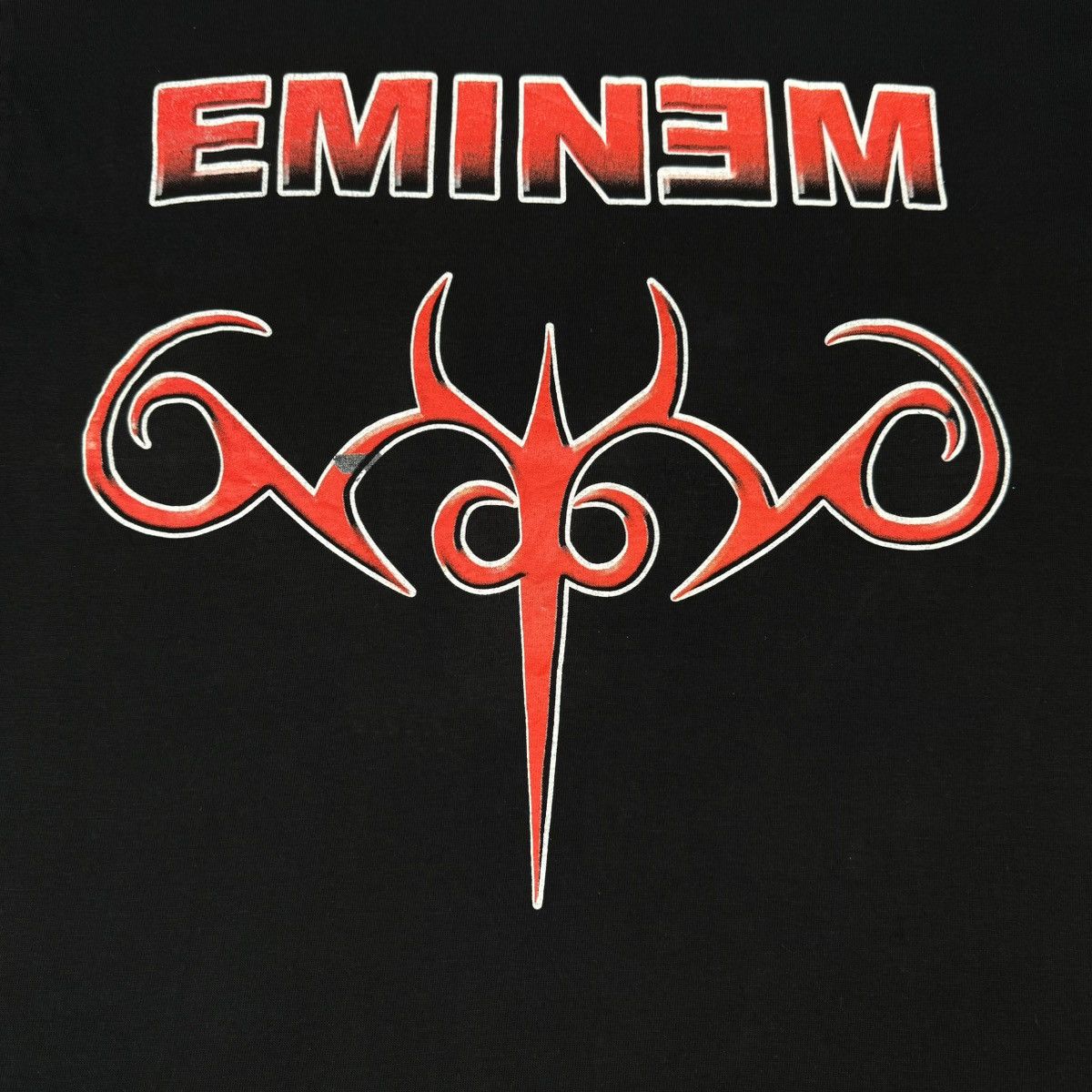 Rap Tees Vintage 90s Eminem Chainsaw Mask Rare Euro Rap T Shirt Size US L / EU 52-54 / 3 - 8 Thumbnail