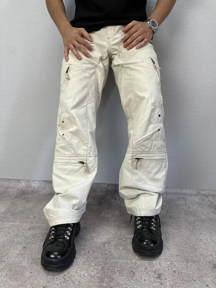 If Six Was Nine Vintage pants clockhouse cargo baggy fit faded streetstyle Size US 32 / EU 48 - 2 Thumbnail