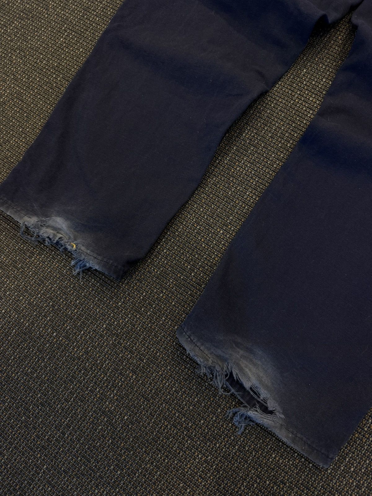 Carhartt Carhartt FR Distressed Work Pants Navy Size US 35 - 3 Thumbnail