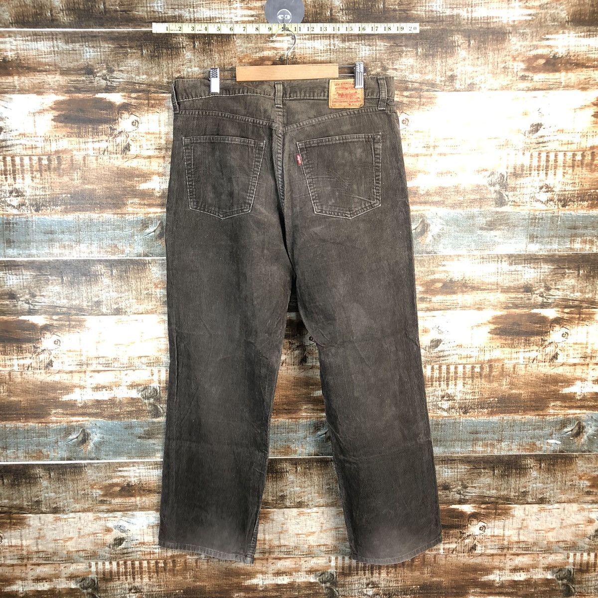 Levi's DL 502 Levis Brown Corduroy vintage Pants #C116 Size US 36 / EU 52 - 11 Thumbnail