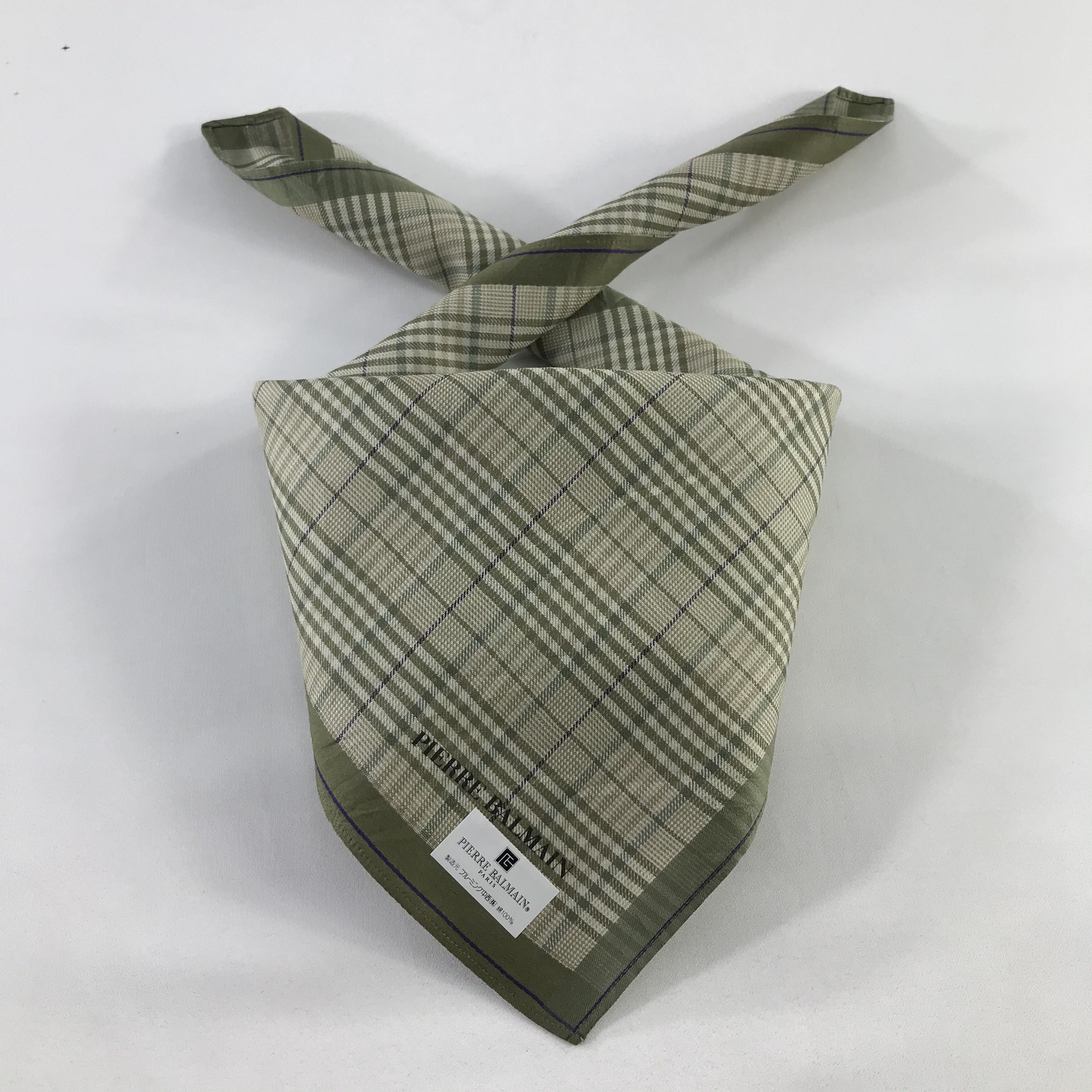 Pierre Balmain × Vintage Pierre Balmain Bandana / Handkerchief / Neckerchief - S444 Size ONE SIZE - 3 Thumbnail