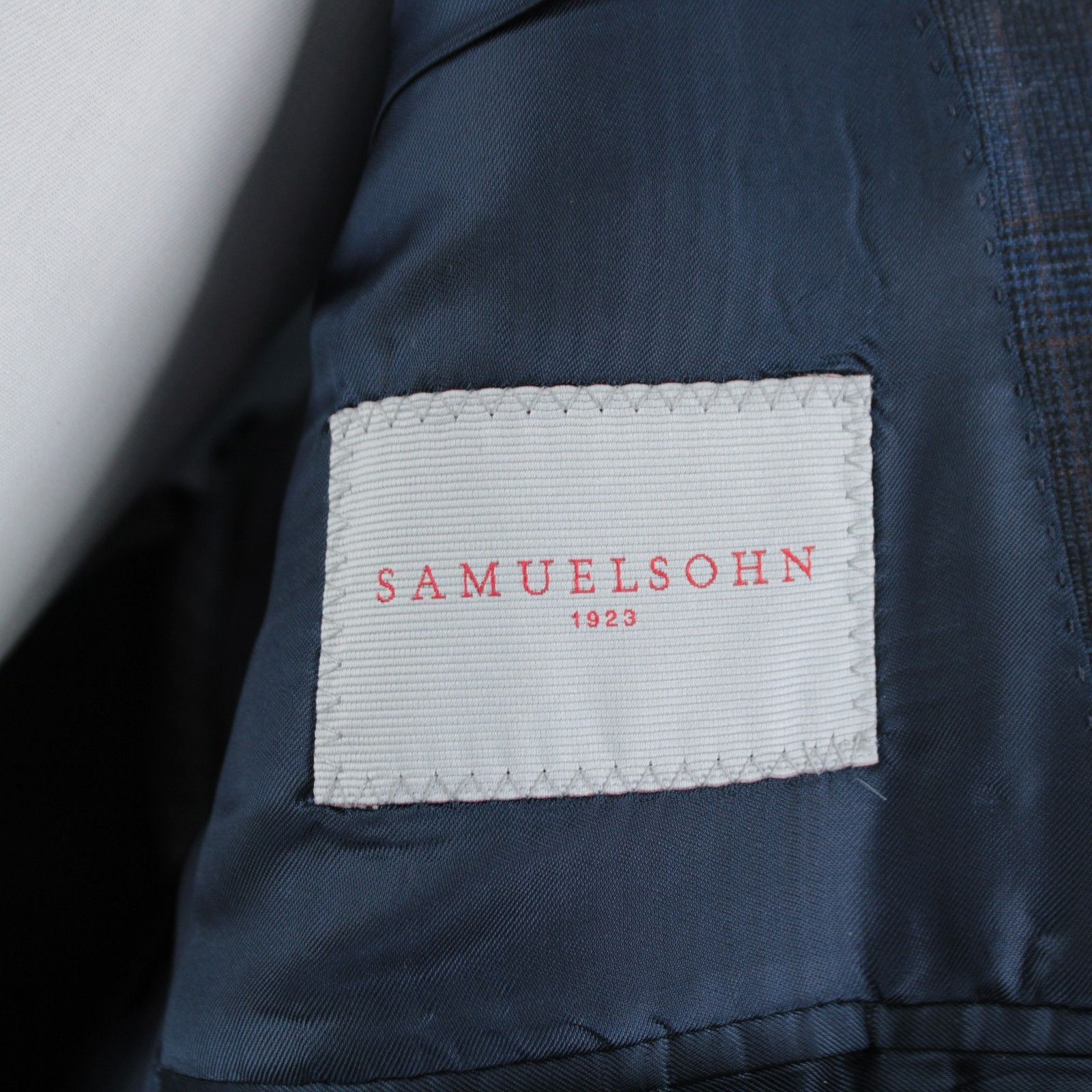 Samuelsohn Samuelsohn Suit Size US 50 Regular in Blue Size 50R - 8 Thumbnail
