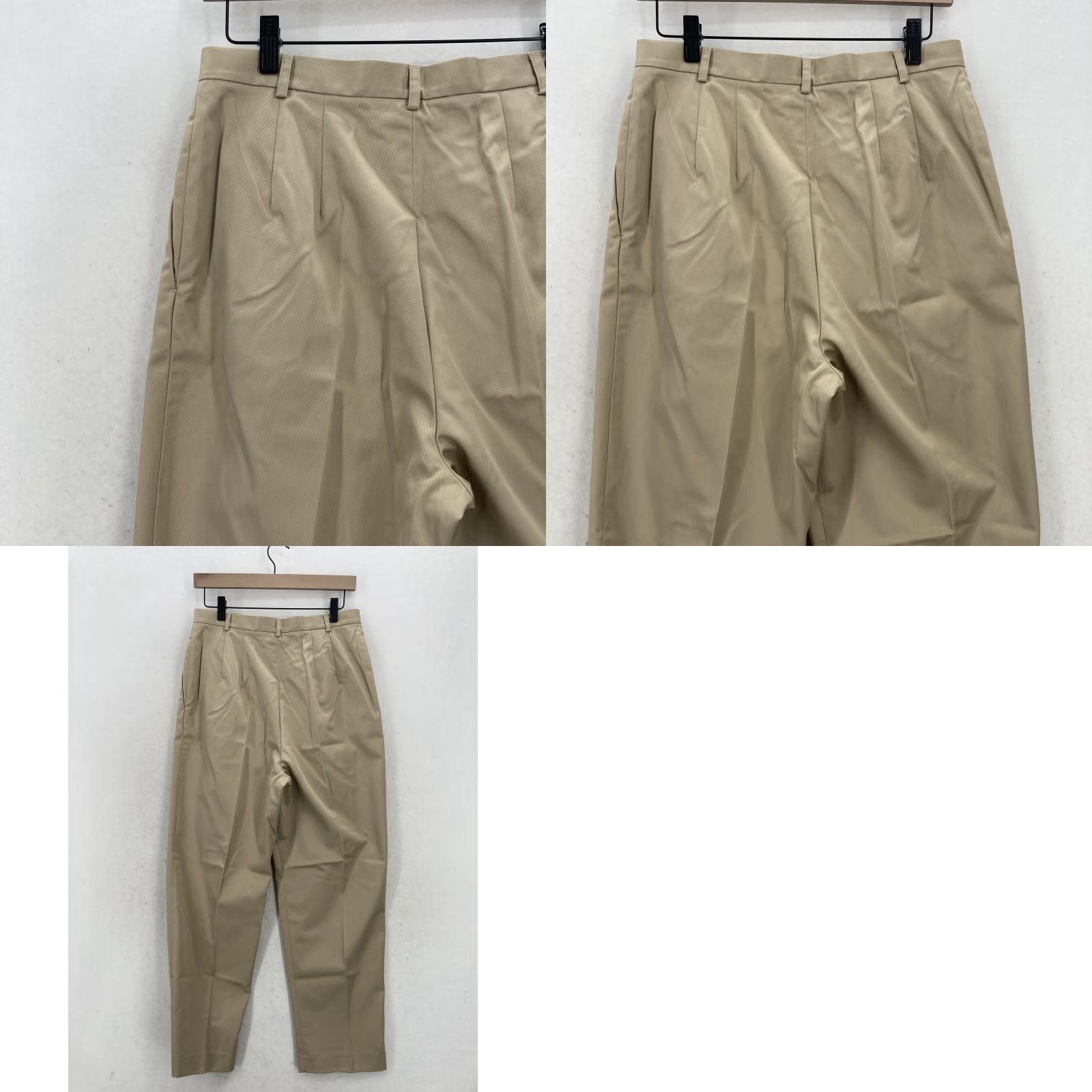 Lands' End Lands' End Pants Womens 10 Regular Khaki Beige Pleated Front Work Chino Classic Size 32" / US 10 / IT 46 - 9 Thumbnail
