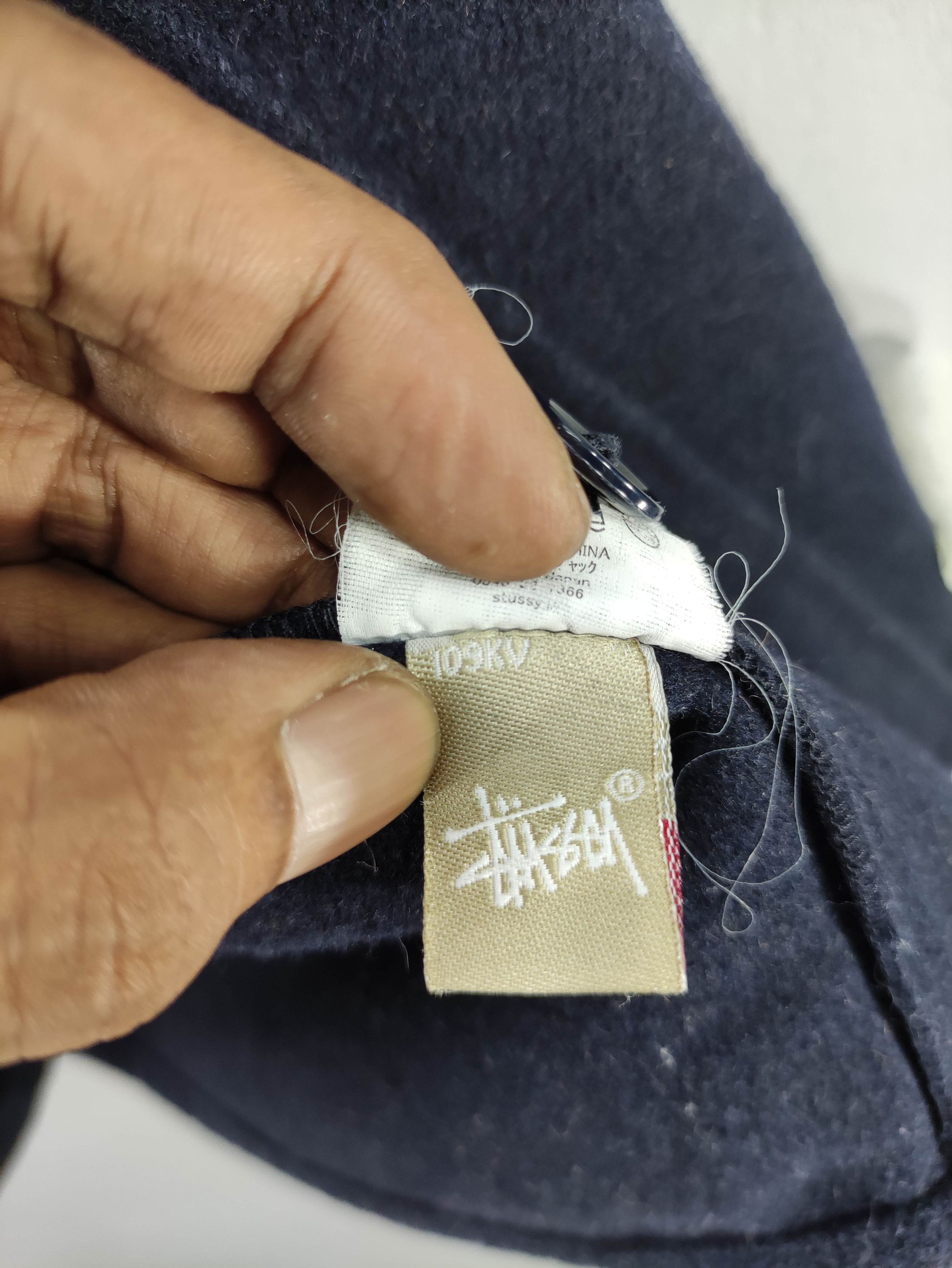 Stussy Vintage Stussy Flag On Sleeve Wool Shirt Jacket Button Up Size US M / EU 48-50 / 2 - 9 Thumbnail