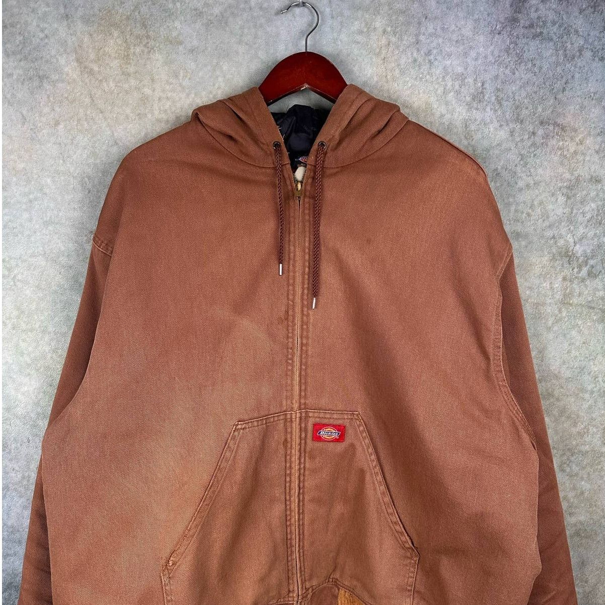 Dickies × Vintage Vintage Brown Dickies Work Jacket Sz 2X Brown 90s Full Zip Size US XXL / EU 58 / 5 - 2 Thumbnail