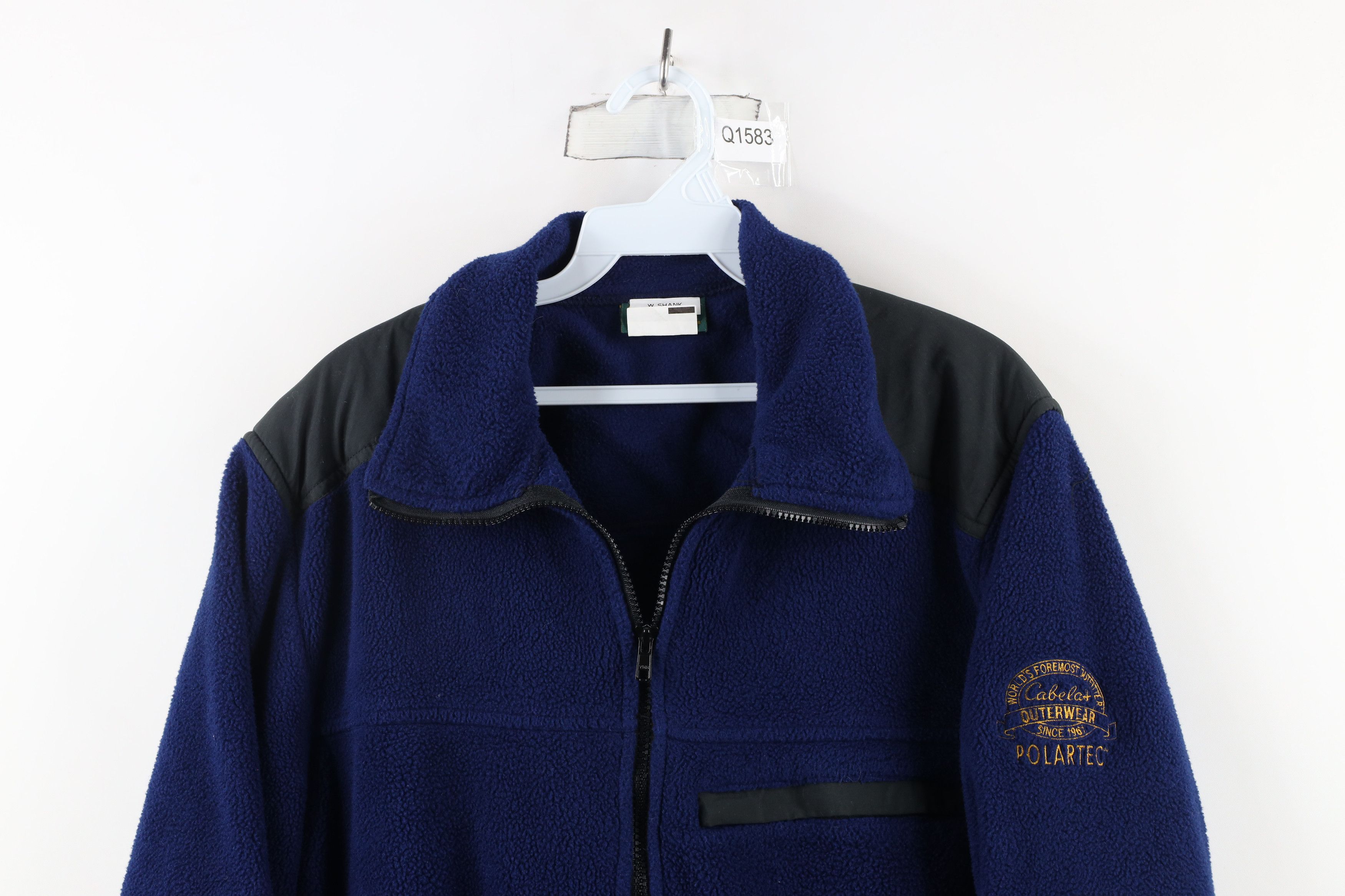Cabelas × Vintage Vintage 90s Cabelas Spell Out Polartec Fleece Jacket Blue Size US M / EU 48-50 / 2 - 2 Thumbnail
