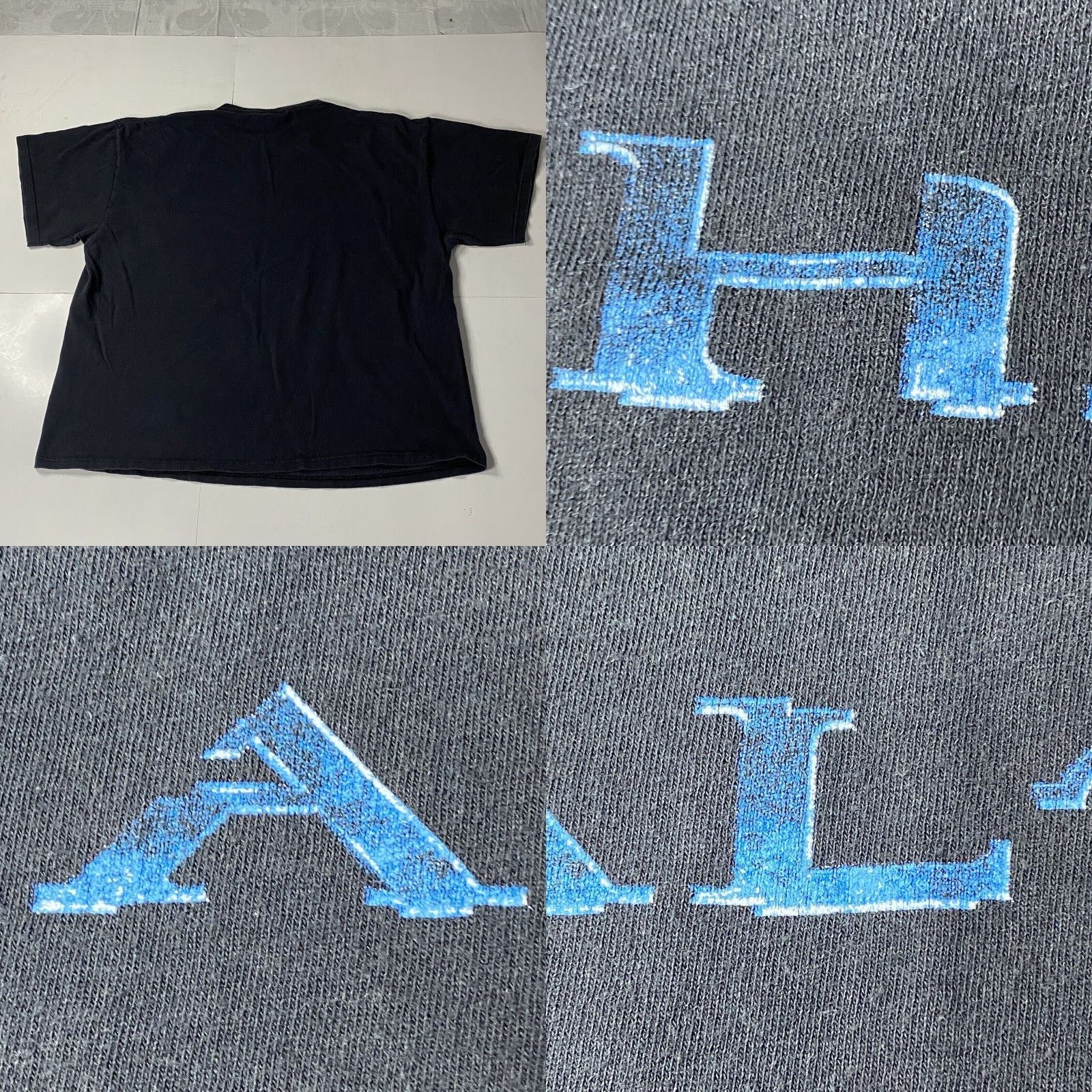 Gildan VINTAGE Halo 3 Bubble Logo Black T Shirt XL XG TG XLT Unisex 2000s Grunge Short Sleeve Cotton Blend Gildan Rare Original Mens Womens Boys Girls Size US XL / EU 56 / 4 - 9 Thumbnail