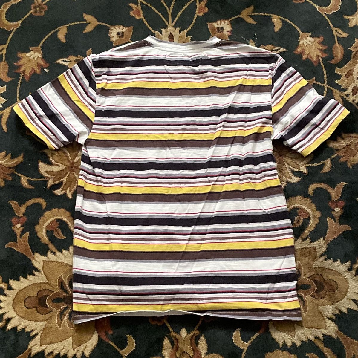 A$AP Rocky Vintage Y2K Guess ASAP Rocky Striped Short Sleeve T-Shirt Size US M / EU 48-50 / 2 - 3 Thumbnail