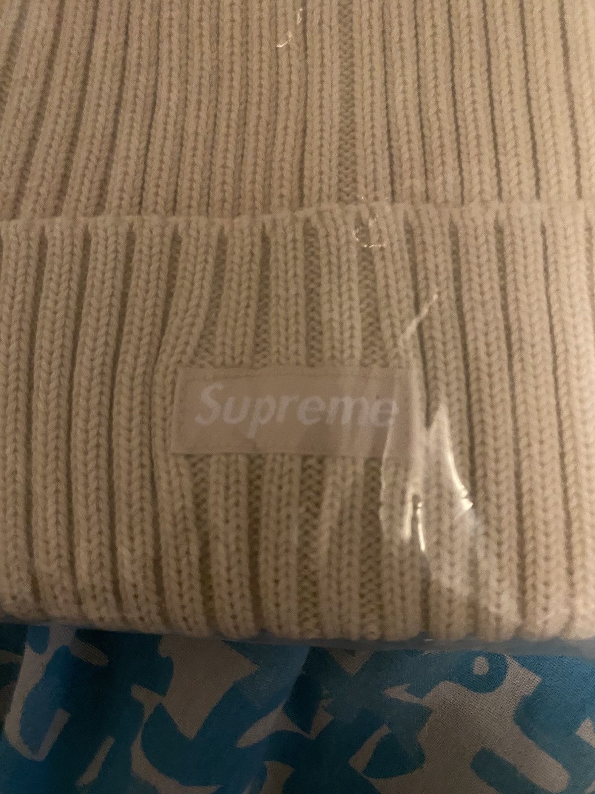 Supreme Overdyed Beanie Light Tan