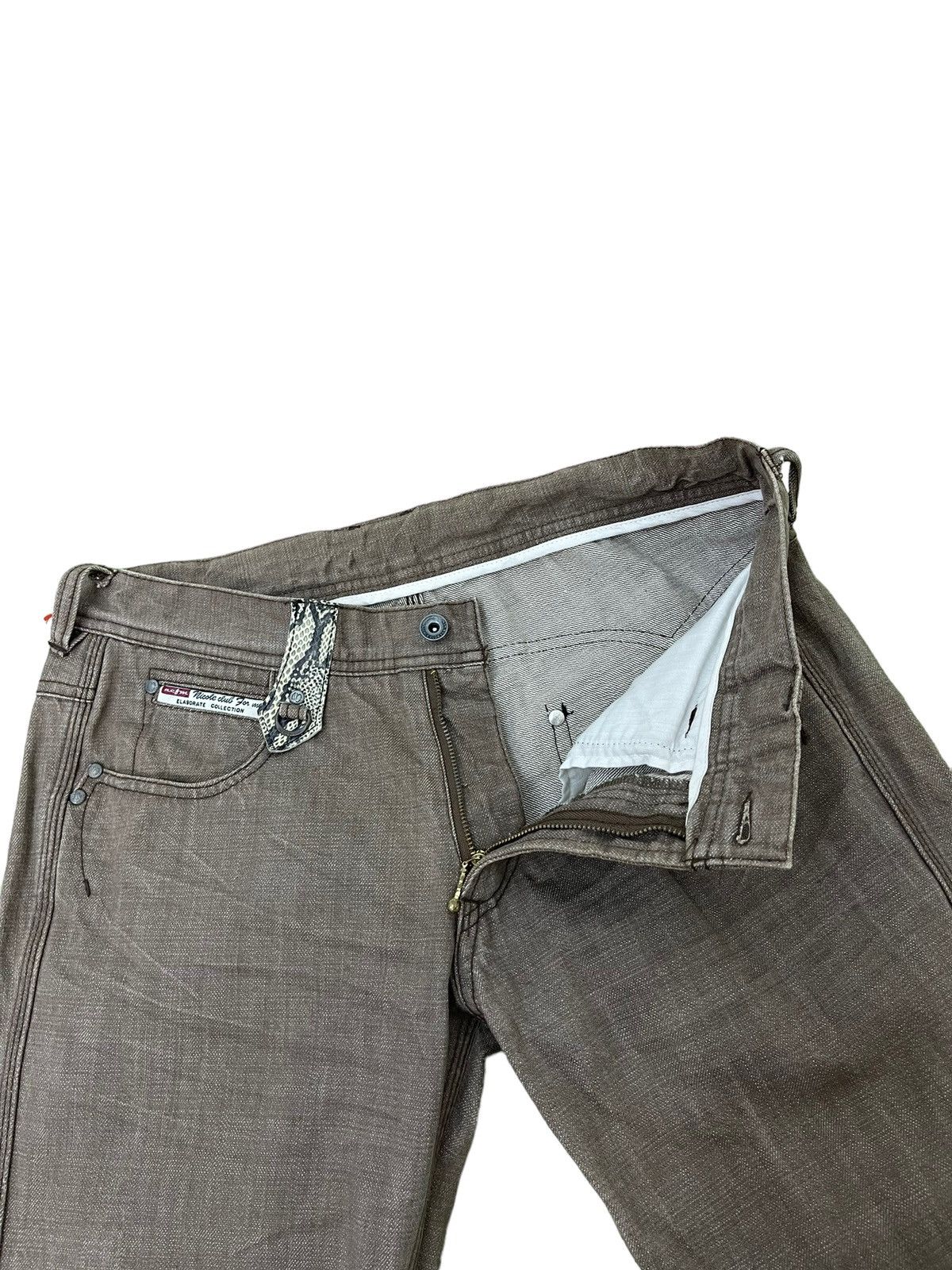 HIDEAWAYS Slim Jeans Nicole Club Python Distress 8🟦0 Size US 32 / EU 48 - 18 Thumbnail