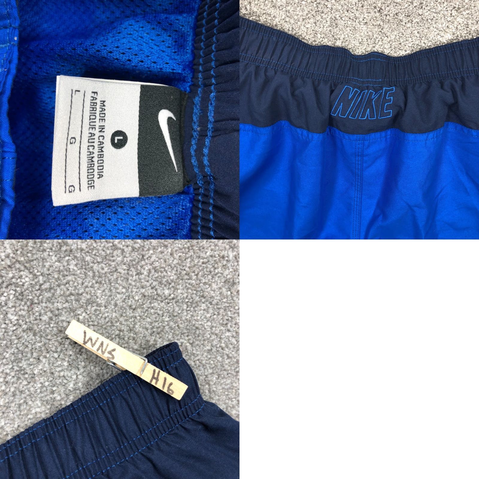Nike Nike Basketball Shorts Men Large Blue Gym Training Joggers Athletic Shorts Size US 33 - 8 Thumbnail
