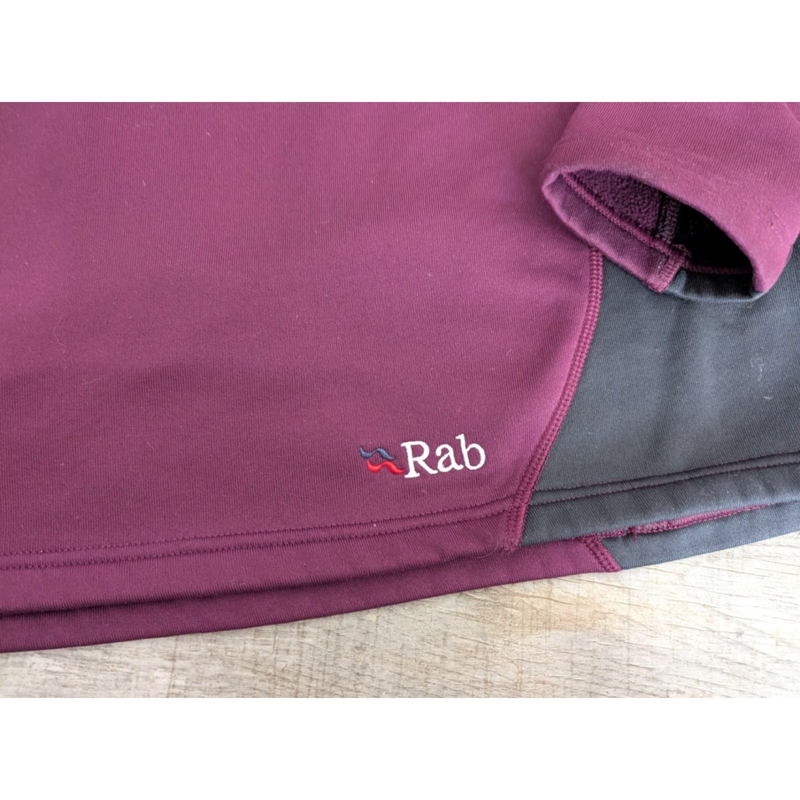 Rab RAB Jacket Womens XL Purple PS Zip Top Polartec Stretch Outdoor Shirt Hoodie? Size XL / US 12-14 / IT 48-50 - 2 Thumbnail