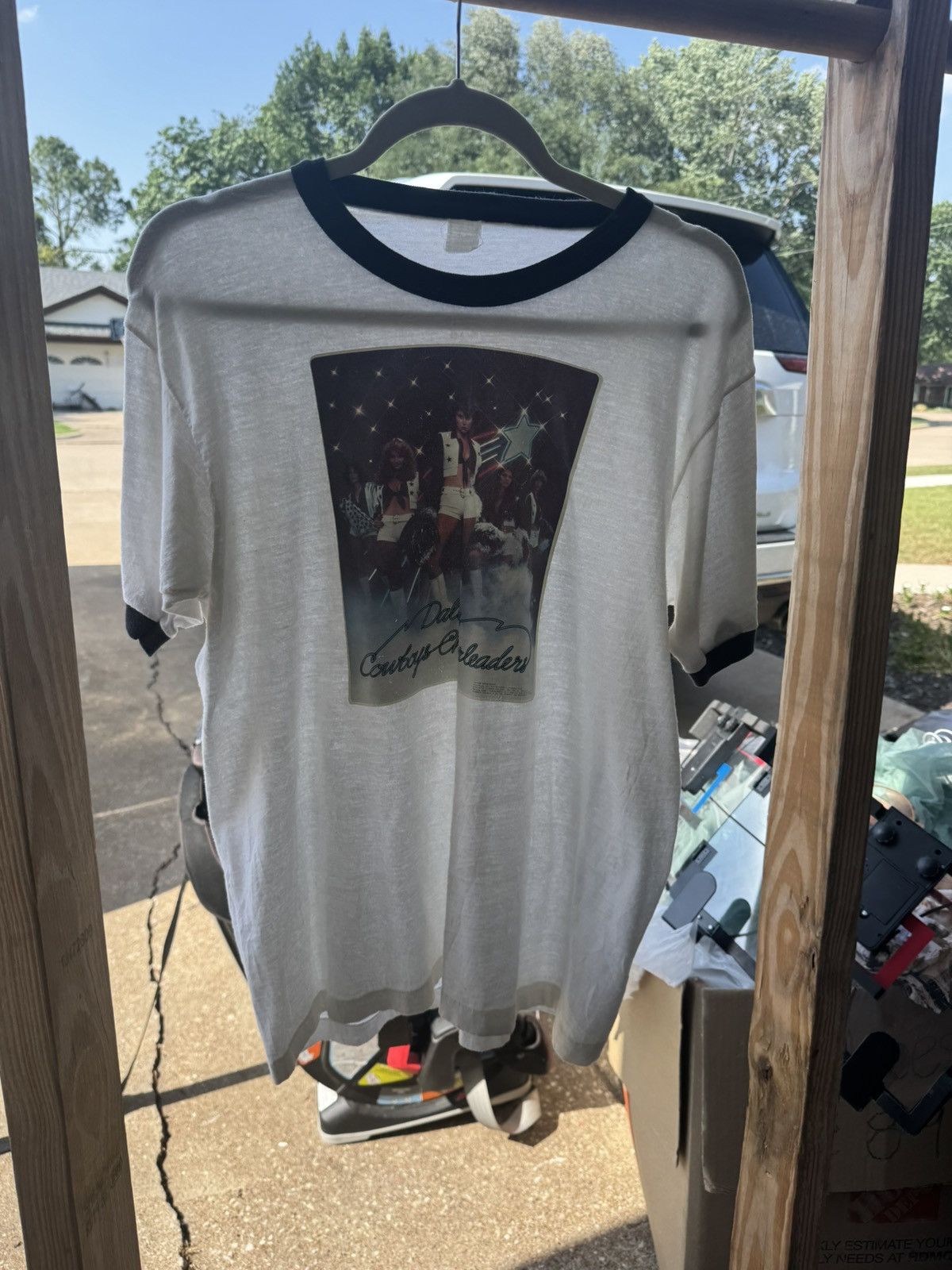Vintage Vintage Dallas Cowboys Cheerleading Tee Size US M / EU 48-50 / 2 - 1 Thumbnail