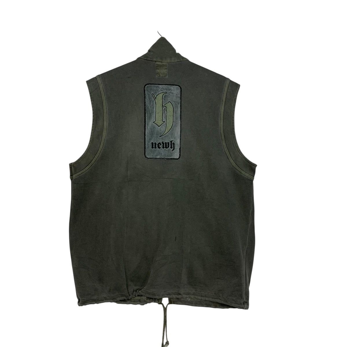 Vintage Vintage NEWH back Big Logo Zipper Vest #3559-C163 Size US L / EU 52-54 / 3 - 1 Thumbnail