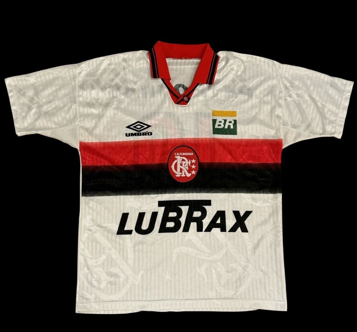 Umbro Vintage Flamingo FC Brazil 90's Jersey Size US L / EU 52-54 / 3 - 1 Thumbnail