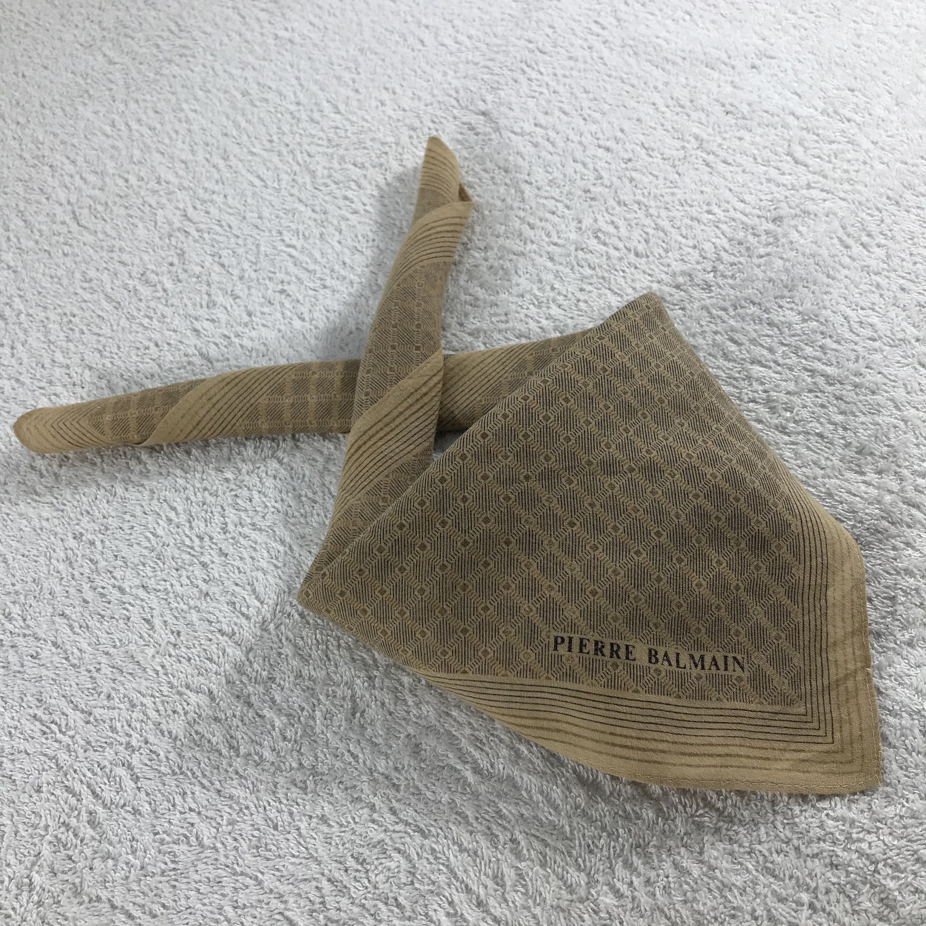 Pierre Balmain × Vintage Pierre Balmain Bandana / Handkerchief / Neckerchief - S230 Size ONE SIZE - 4 Thumbnail