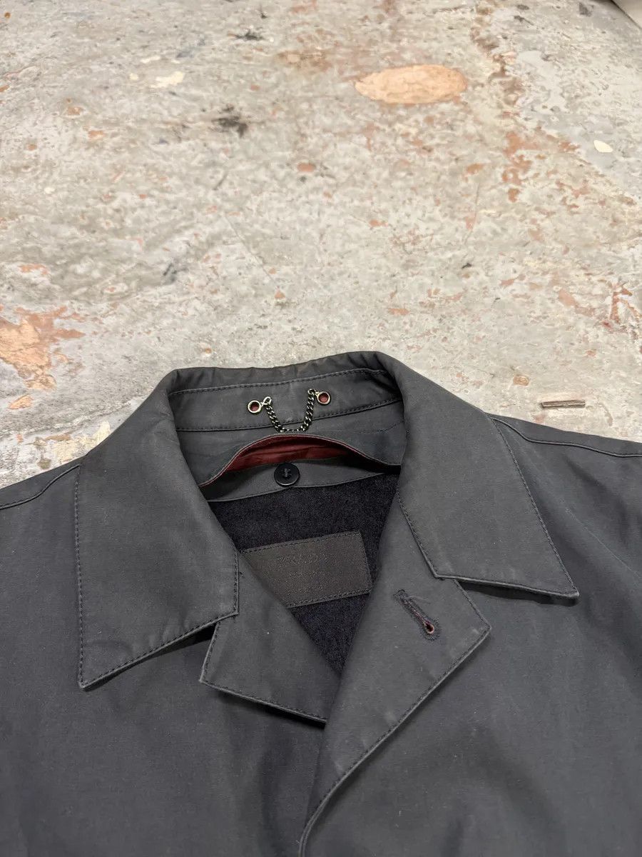 Prada 2000s Prada Black Imperial Premium Light Long Trench Jacket Size US M / EU 48-50 / 2 - 10 Thumbnail