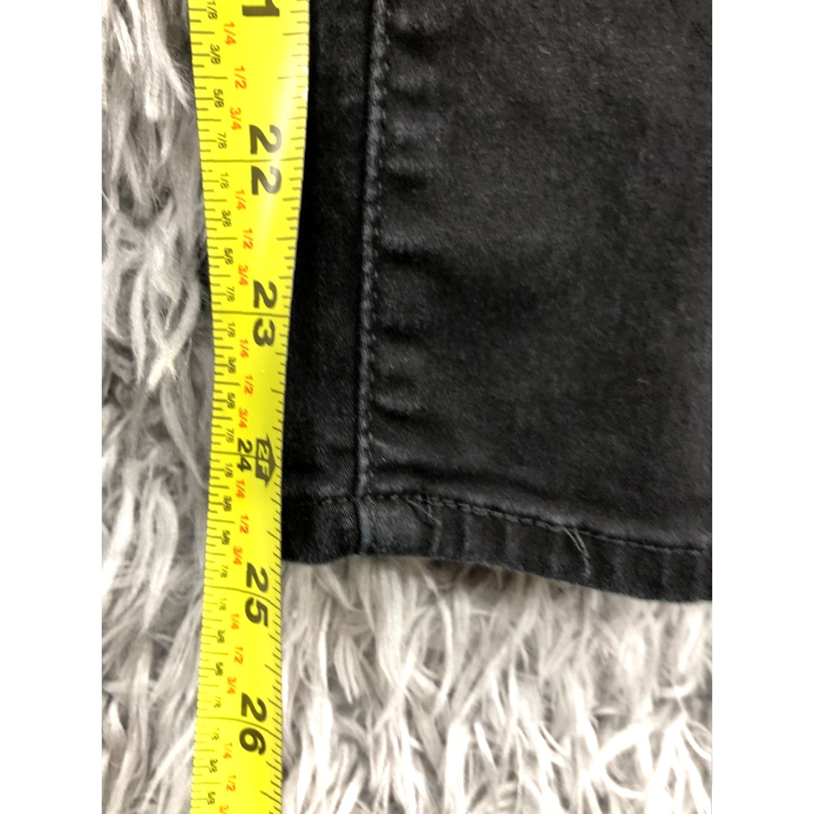 Denizen DENIZEN High Rise Skinny Jeans Size 2 Short Womens Dark Wash Black Denim 5-Pocket Regular Rise Skinny Jeans Mens Womens Girls? Size 26" / US 2 / IT 38 - 3 Thumbnail