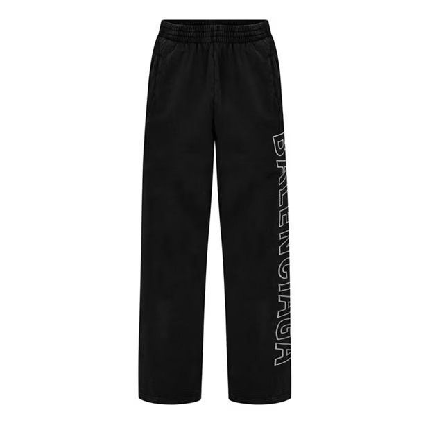 image of Balenciaga O1G2R1Mq0324 Sweatpants Joggers In Black & White in Black/White, Men's (Size 28)
