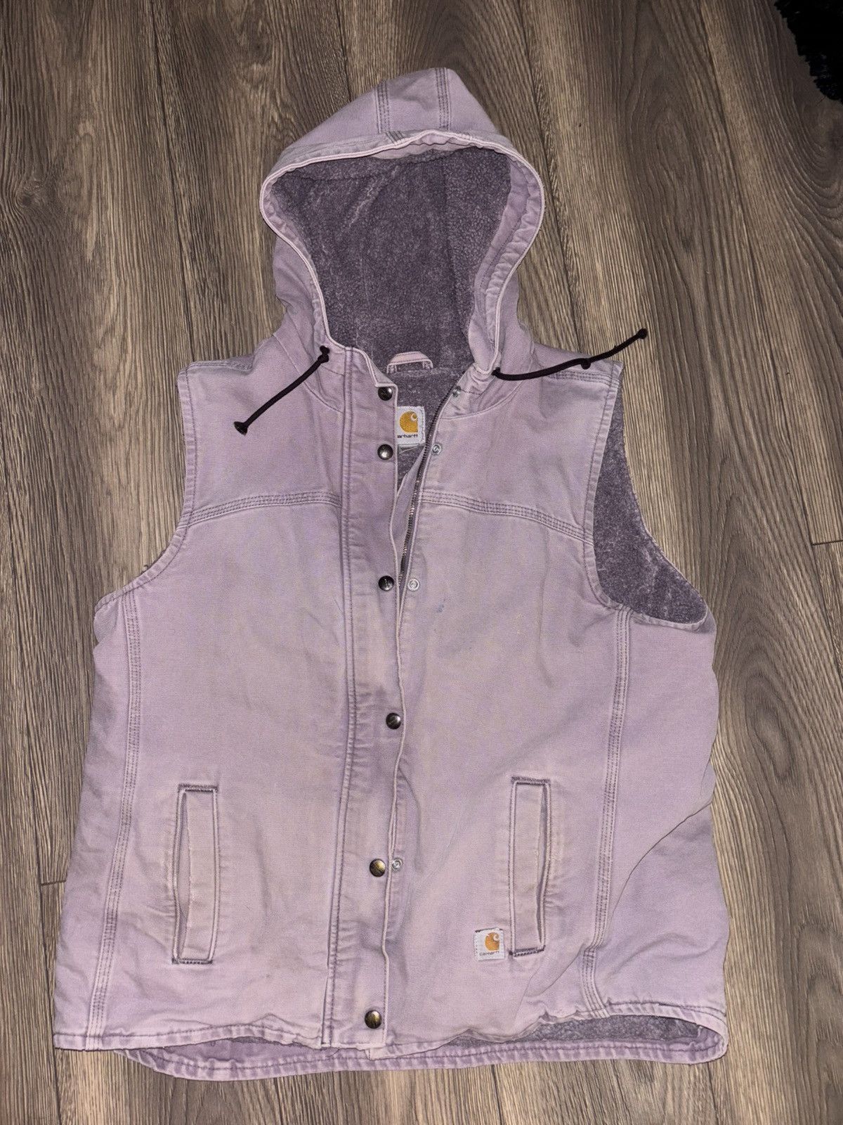 Carhartt LAVENDER CARHARTT HOODED SHERPA VEST Size US XL / EU 56 / 4 - 1 Thumbnail