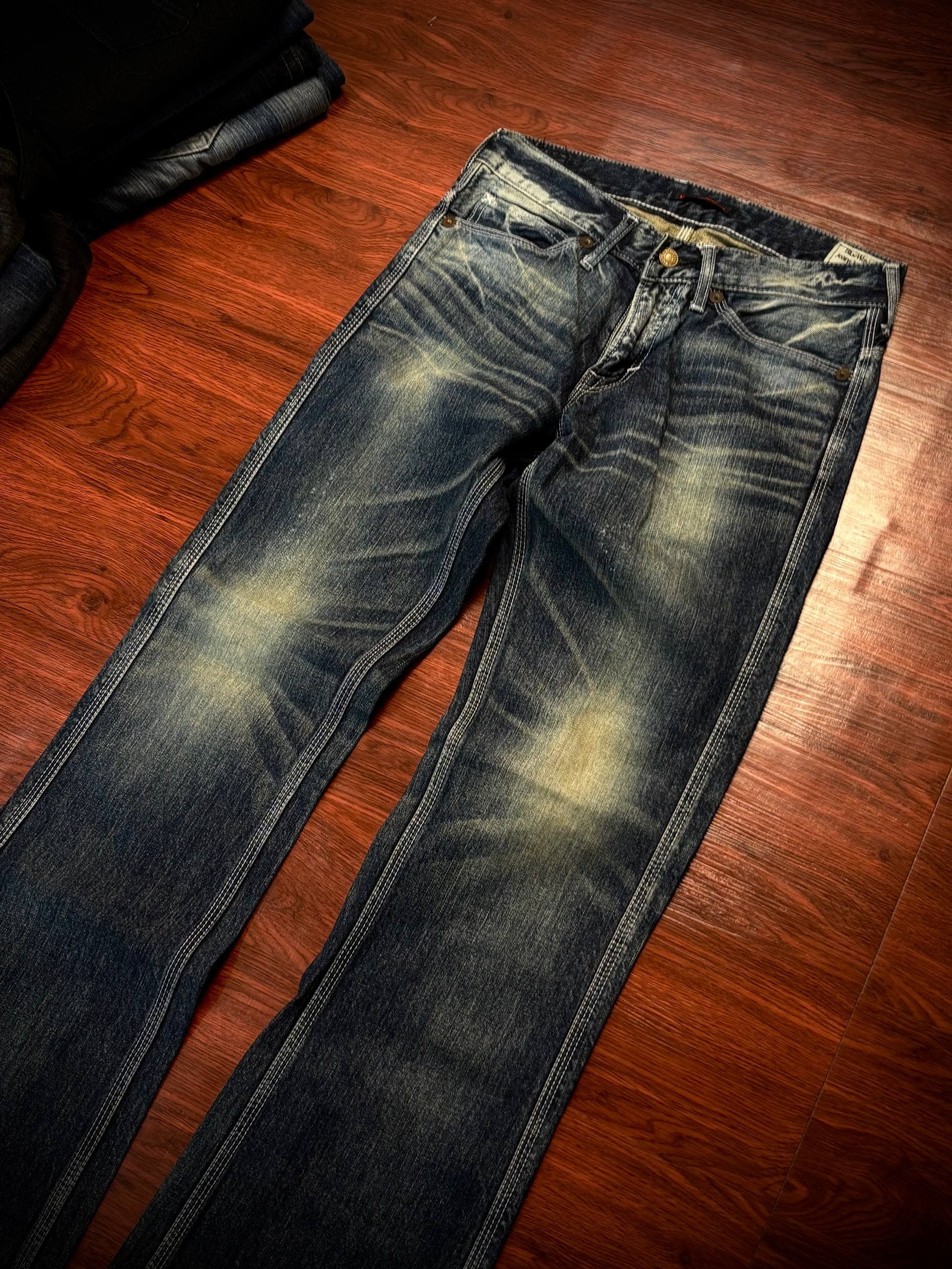 Kapital Vintage Nippon Blue Way Flare Kapital Style Jean Denim Pants Size US 30 / EU 46 - 2 Thumbnail