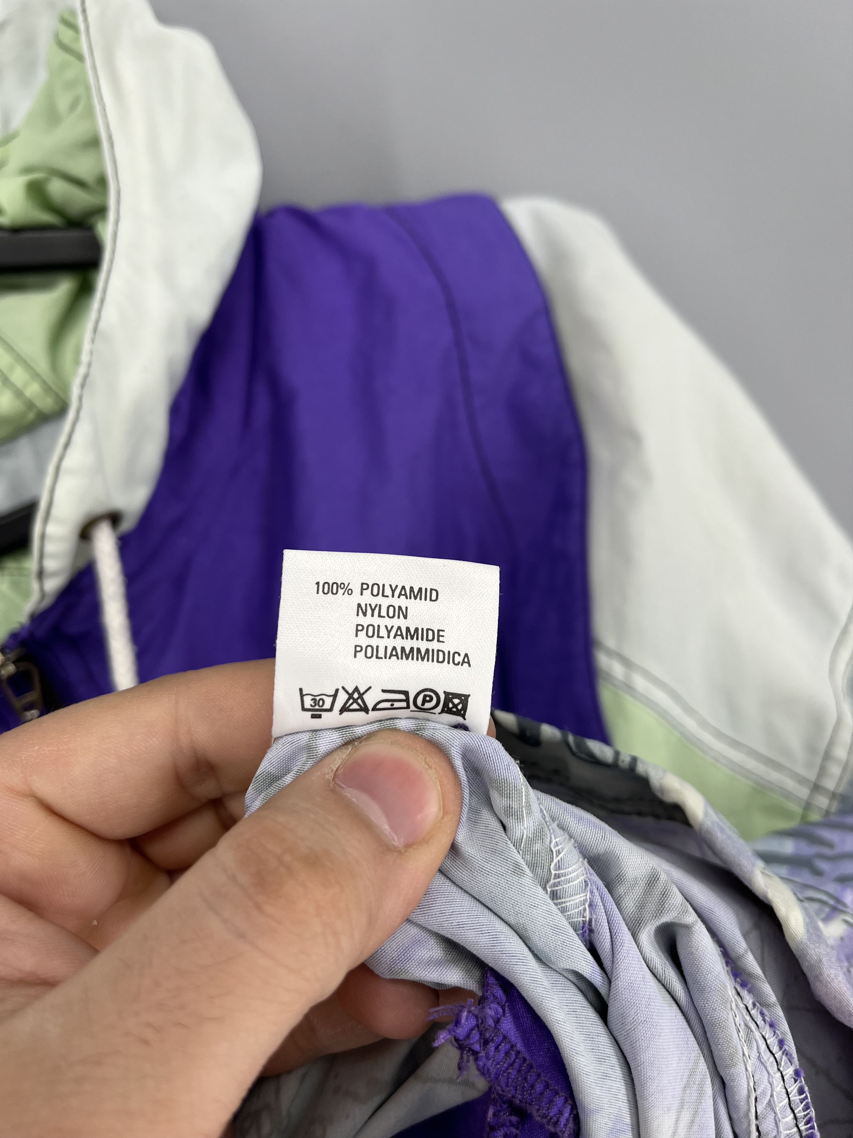 Reebok Vintage 90s Reebok Windbreaker Jacket Mens XL Purple Size US M / EU 48-50 / 2 - 16 Thumbnail