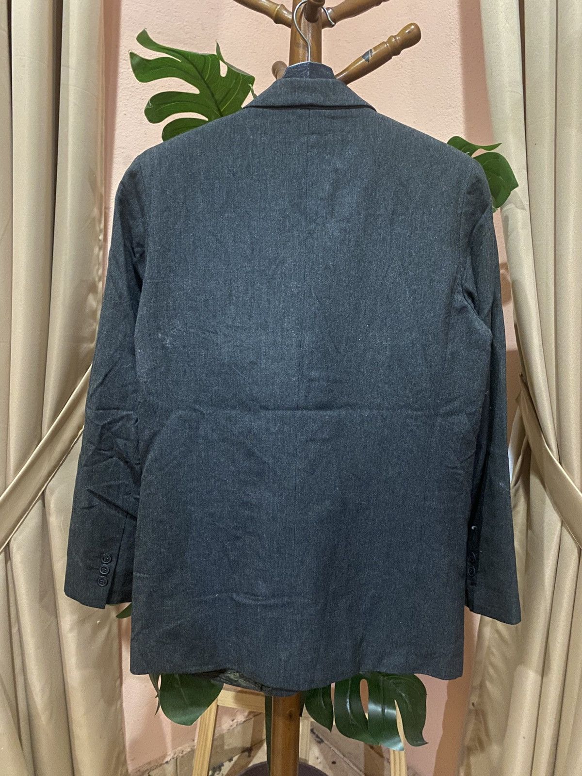 agnes b. Vintage Agnès B. Homme Paris Grey Blazer – Made in France Size US M / EU 48-50 / 2 - 9 Thumbnail