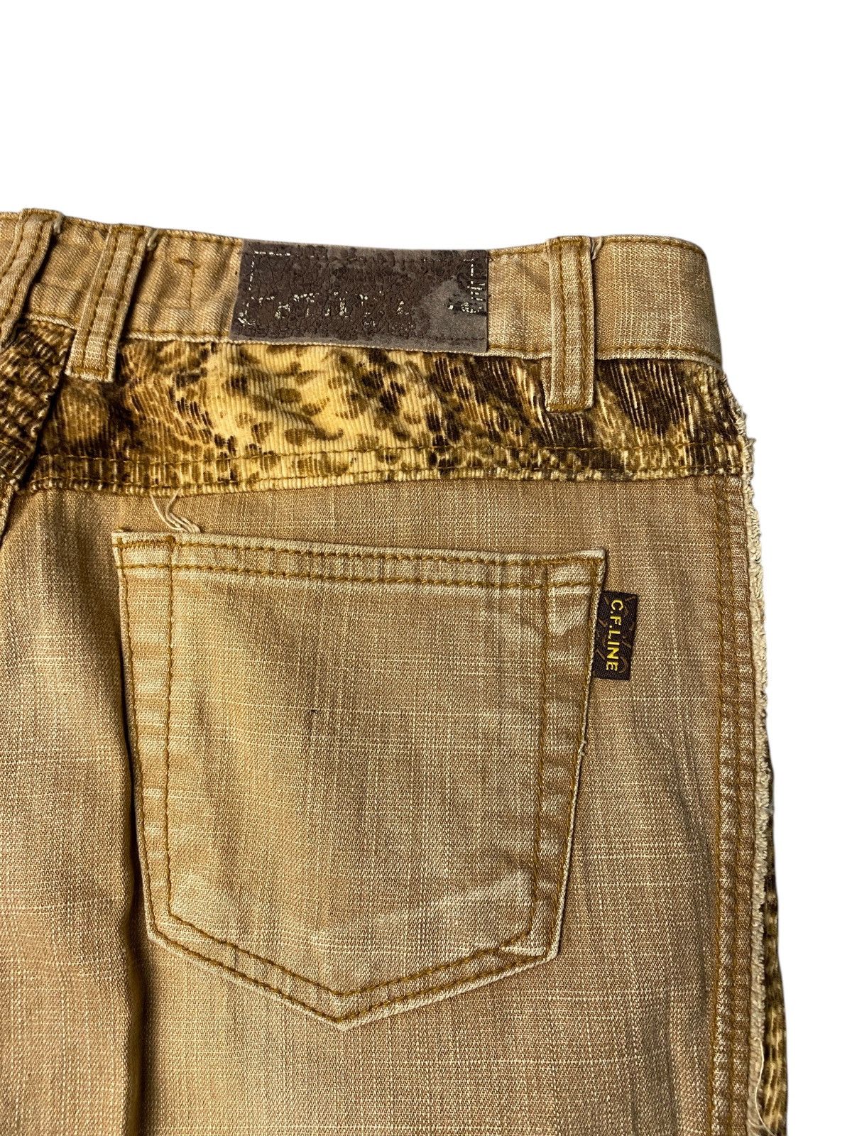 If Six Was Nine 2000's CFLine Flared Snake Pattern Bootcut Pants Size US 28 / EU 44 - 10 Thumbnail