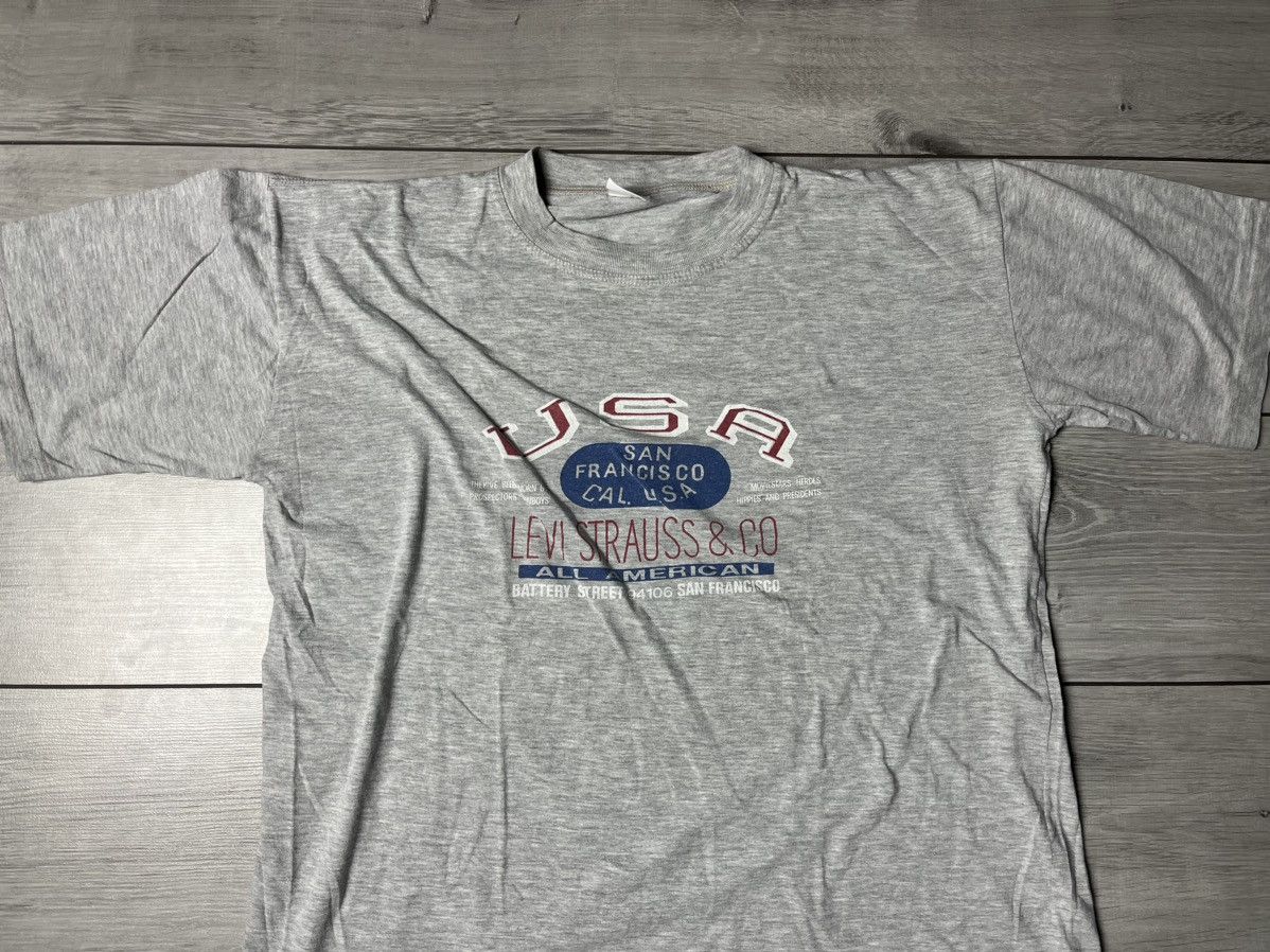 Levi's Vintage Levis Tshirt San Francisco all American size Large Size US L / EU 52-54 / 3 - 3 Thumbnail