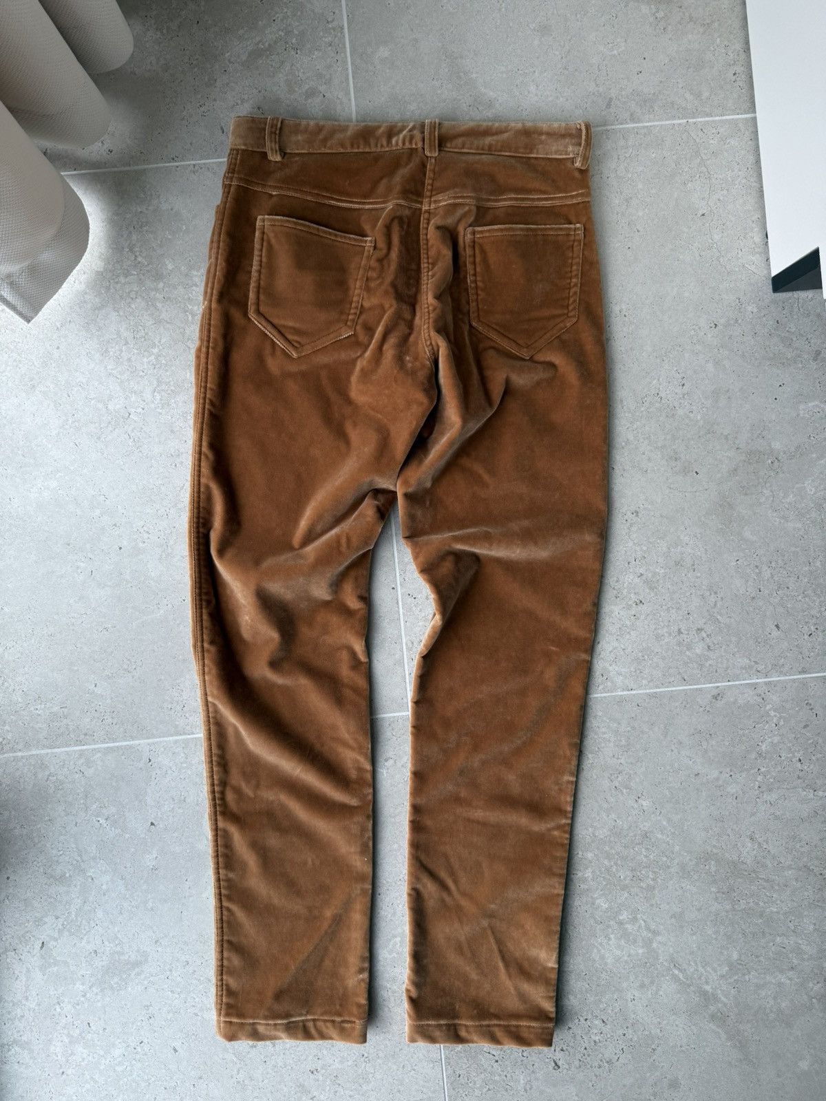 Kiton Vintage Womens Kiton Napoli Velour Pants Size 27" / US 4 / IT 40 - 2 Thumbnail