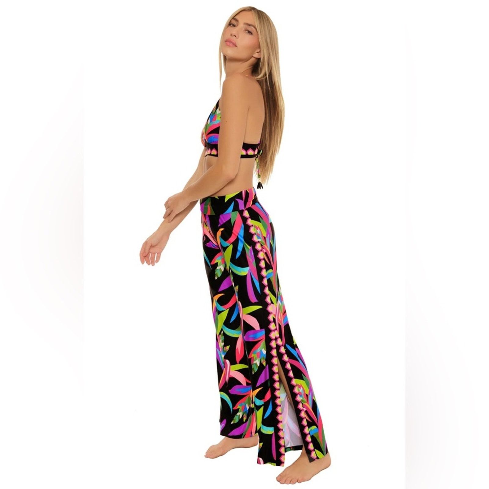 Trina Turk 🎉LAST PIECE🎉TRINA TURK Birds Of Paradise Cover-Up Pants Size 30" / US 8 / IT 44 - 7 Thumbnail