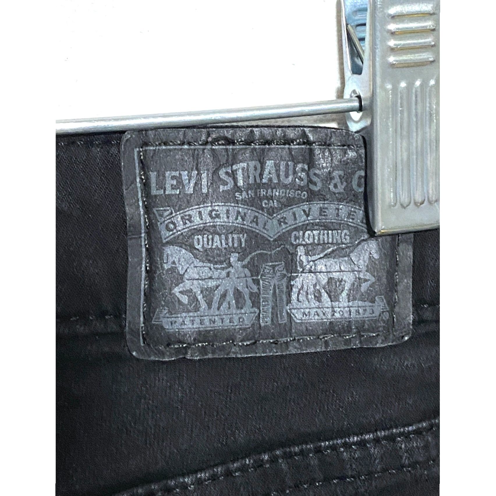 Levi's VINTAGE Levi's 725 High Rise Bootcut Black Jeans Womens 23x26.5 Size 40" / US 18 - 7 Thumbnail