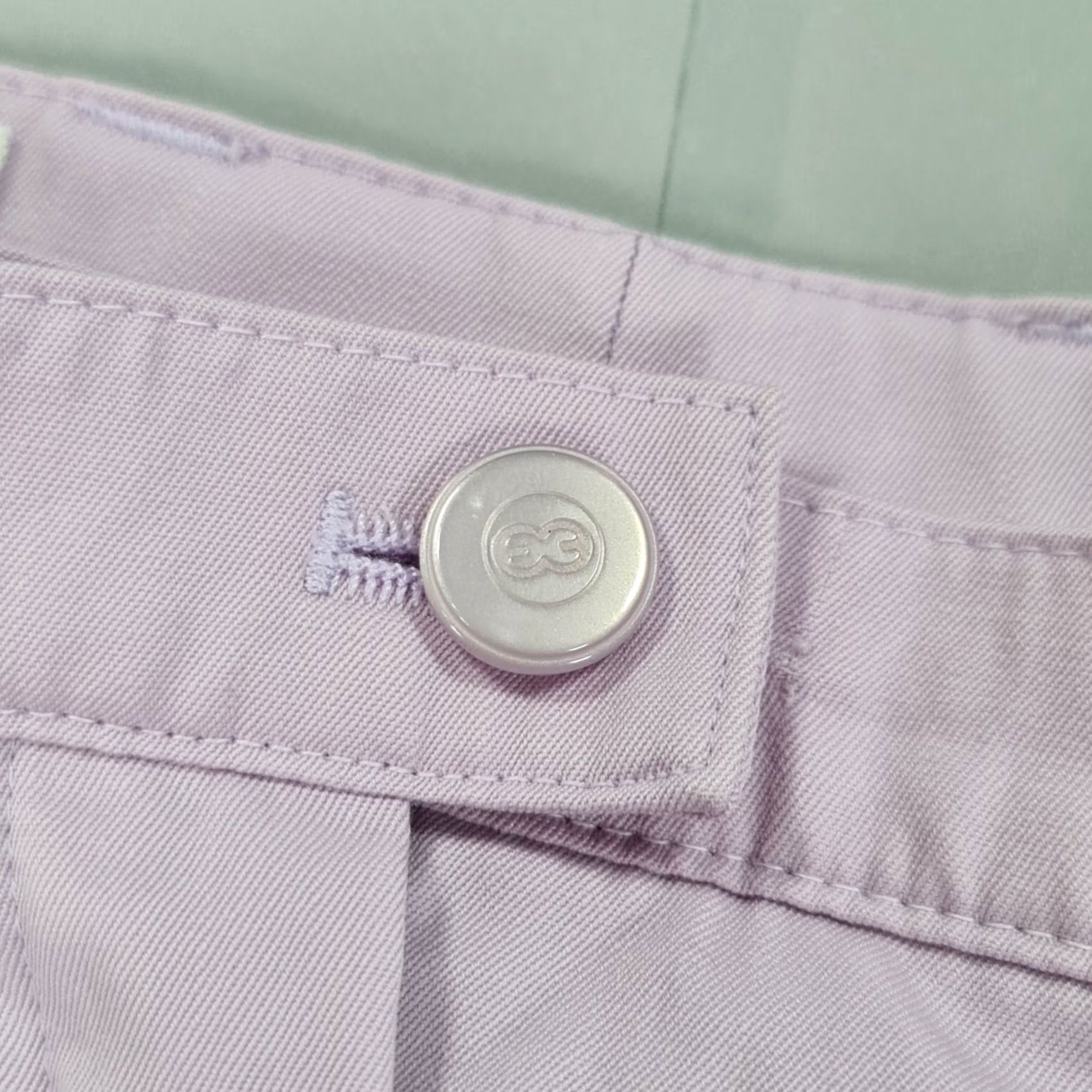 Escada ESCADA Womens Trousers Purple 38 Wool Straight Leg Career Pants Pleated High Rise Regular Dress Pants Mens Womens Girls Boys Size 26" / US 2 / IT 38 - 3 Thumbnail
