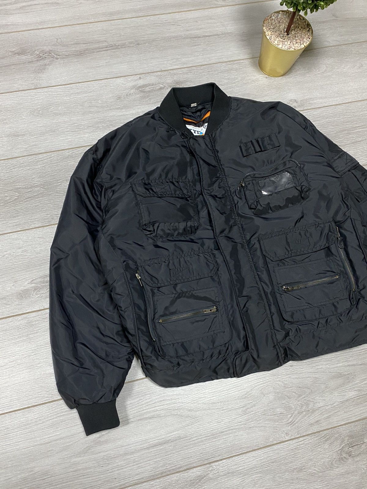Vintage Ma1 Flyer military Vintage Bomber Jacket double side Size US XL / EU 56 / 4 - 2 Thumbnail