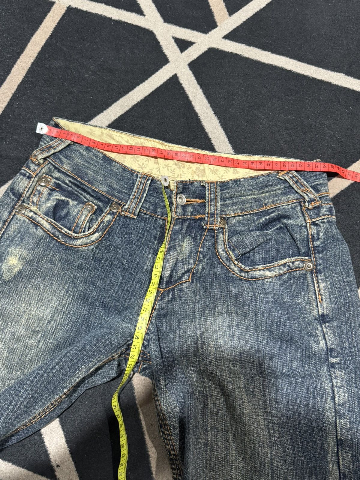 Tornado Mart Flare Denim Distressed Japanese Styled Size US 29 - 9 Thumbnail