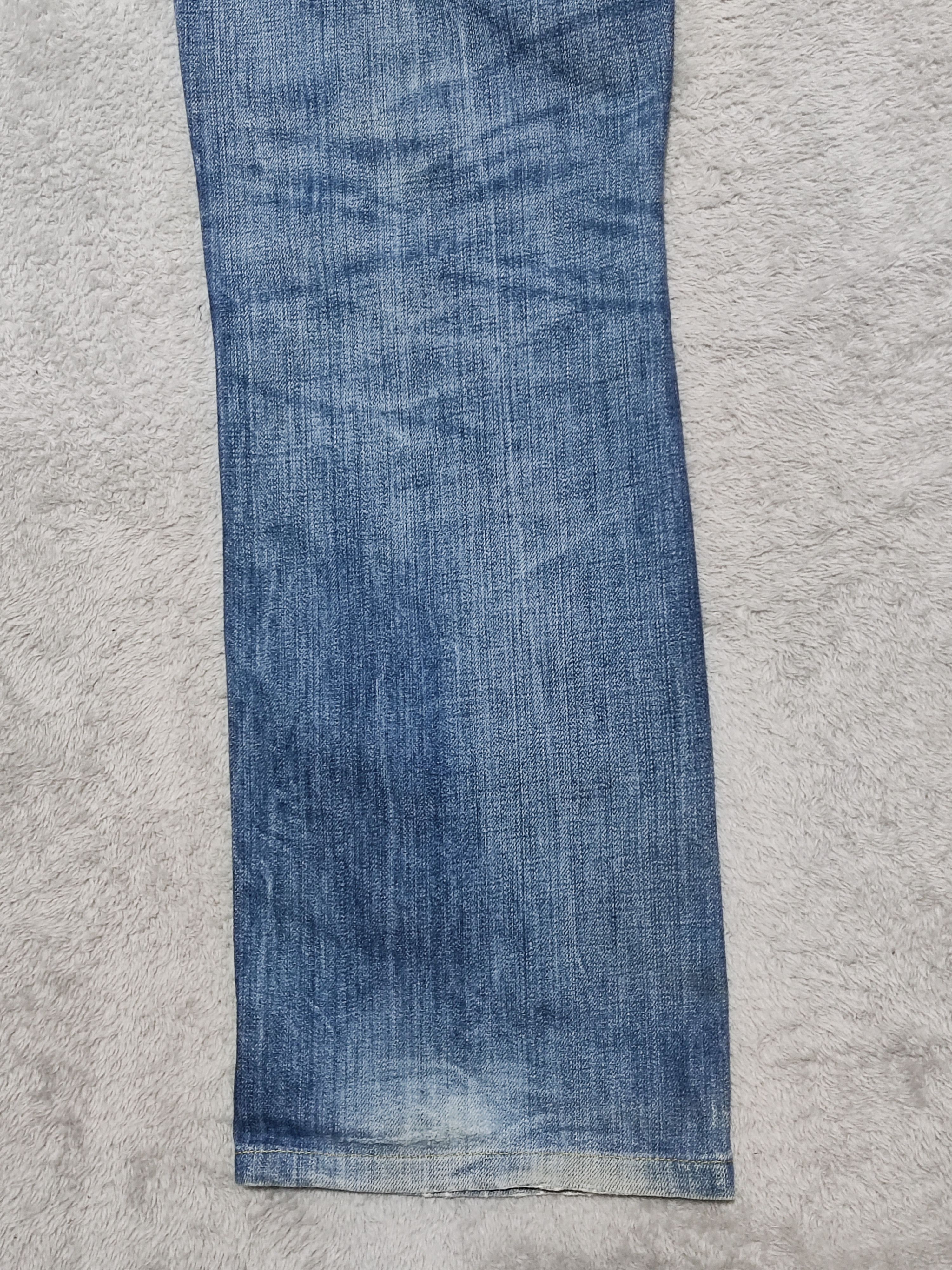 Nudie Jeans Vintage Distressed Nudie saltwater blue Italy made Size US 34 / EU 50 - 13 Thumbnail