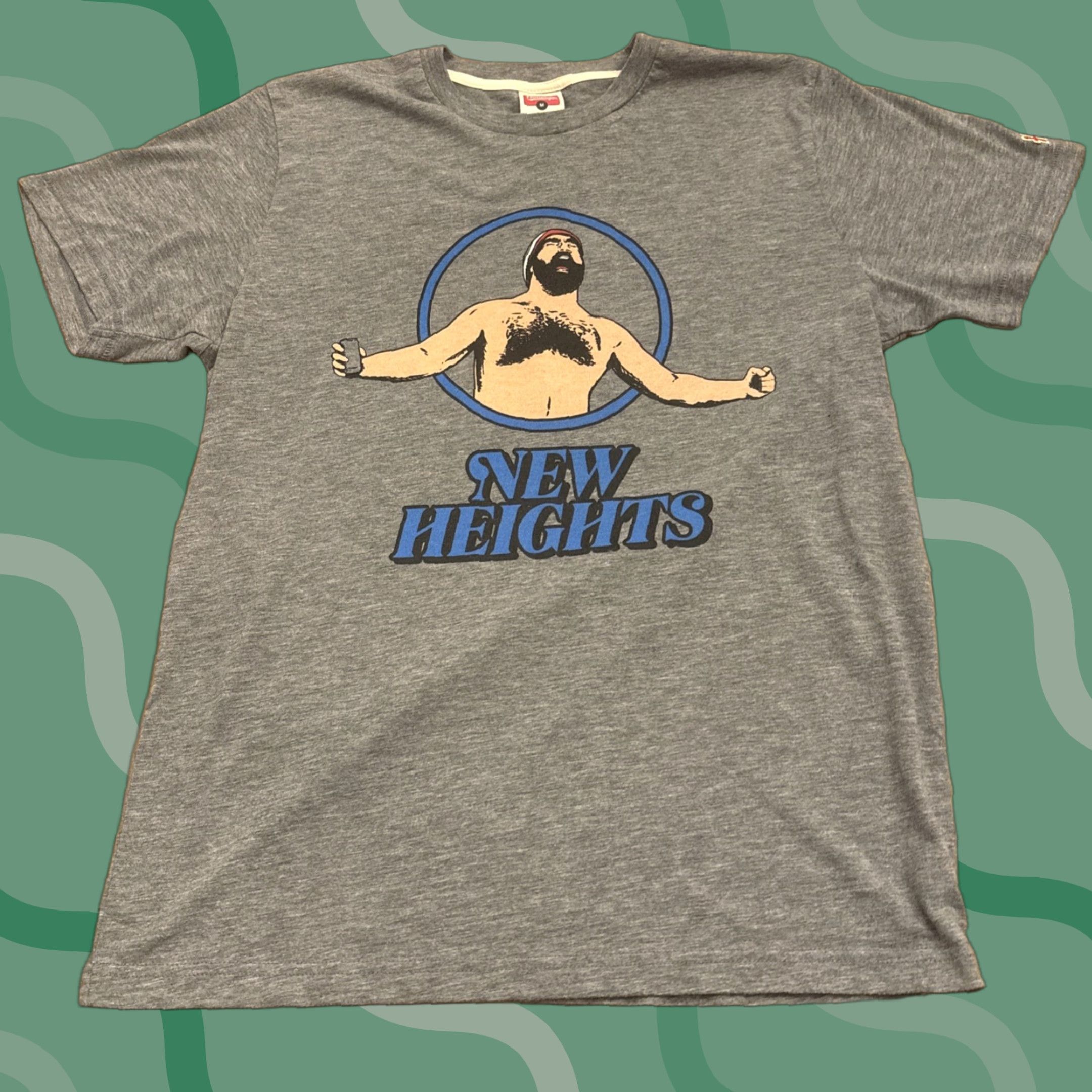 Vintage VINTAGE Homage Shirt Mens Medium Jason Kelce New Heights Gray Tee Short Sleeve Football Size US M / EU 48-50 / 2 - 1 Thumbnail