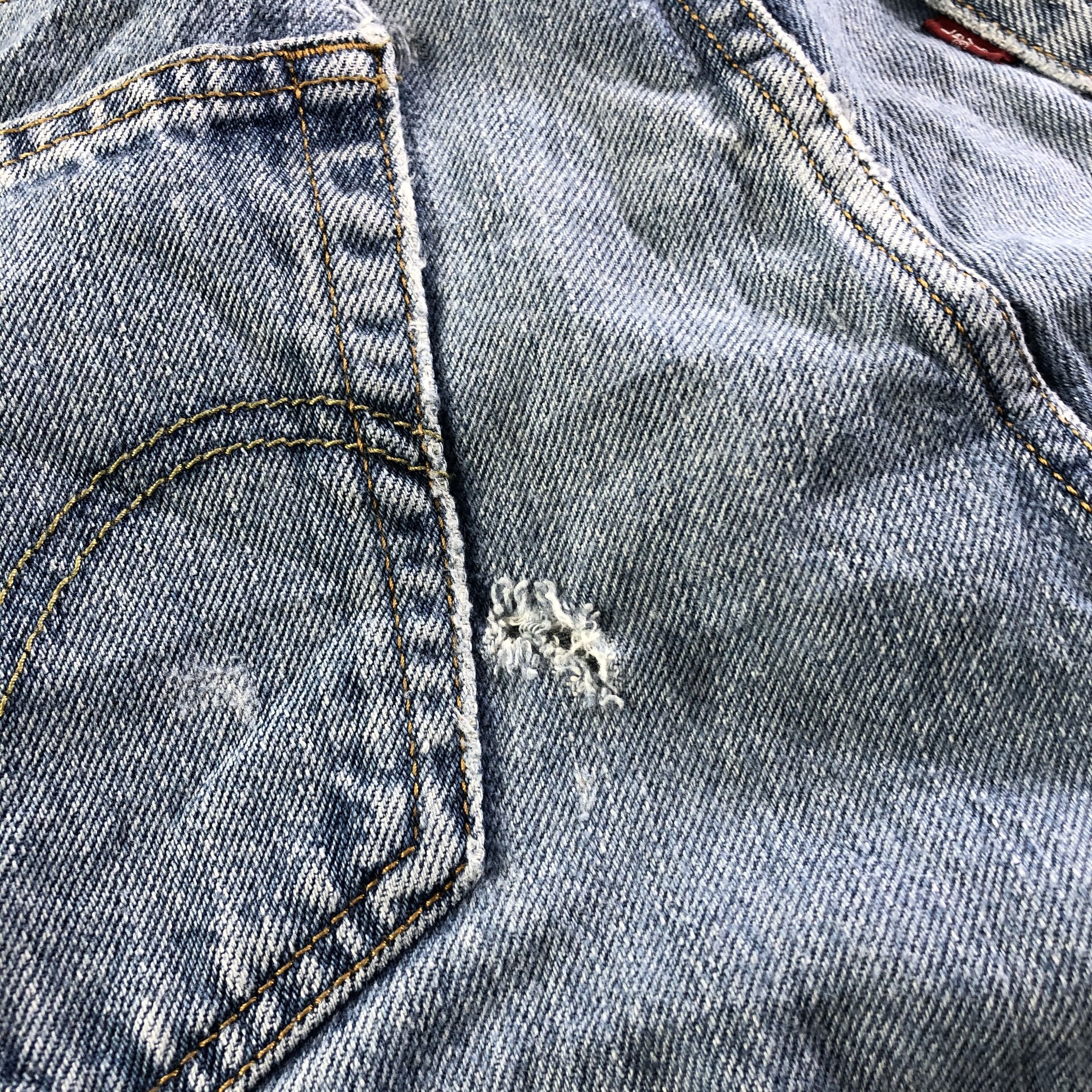 Levi's Vintage Blue Wash Levis 505 Jeans-J4190 Size US 32 / EU 48 - 8 Thumbnail