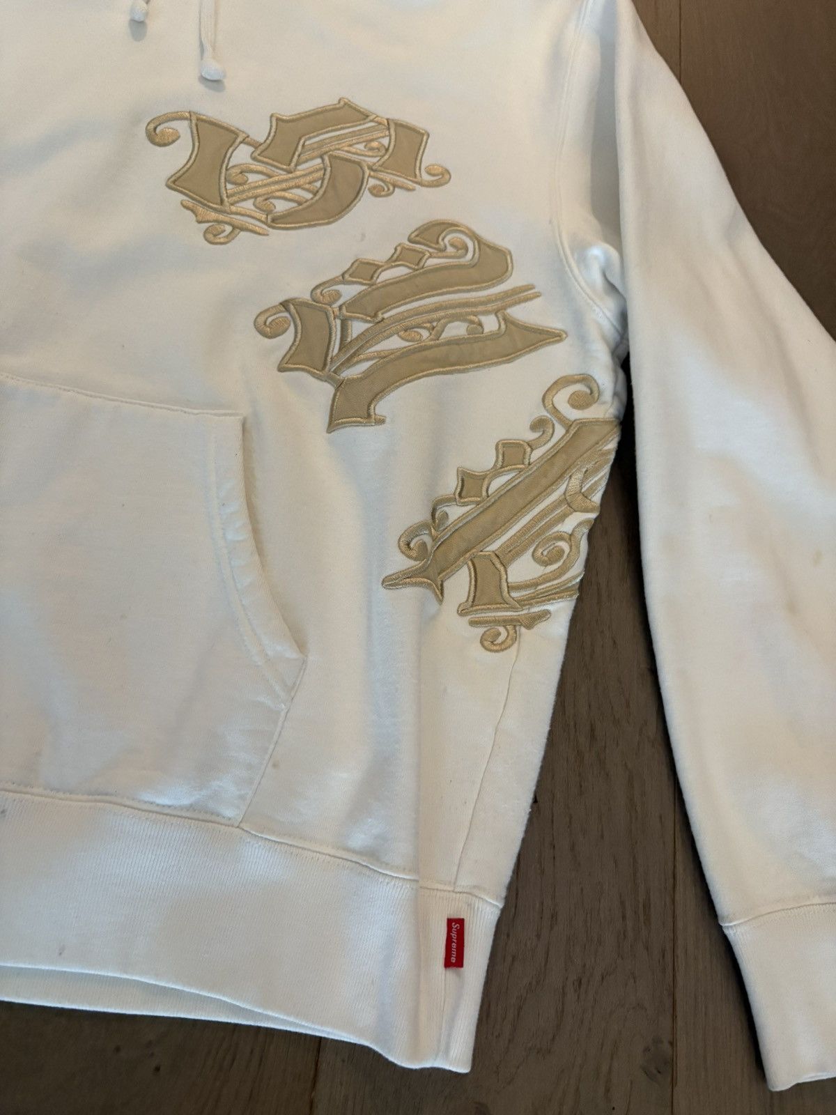 Supreme Supreme Old English Hoodie Size US L / EU 52-54 / 3 - 2 Thumbnail