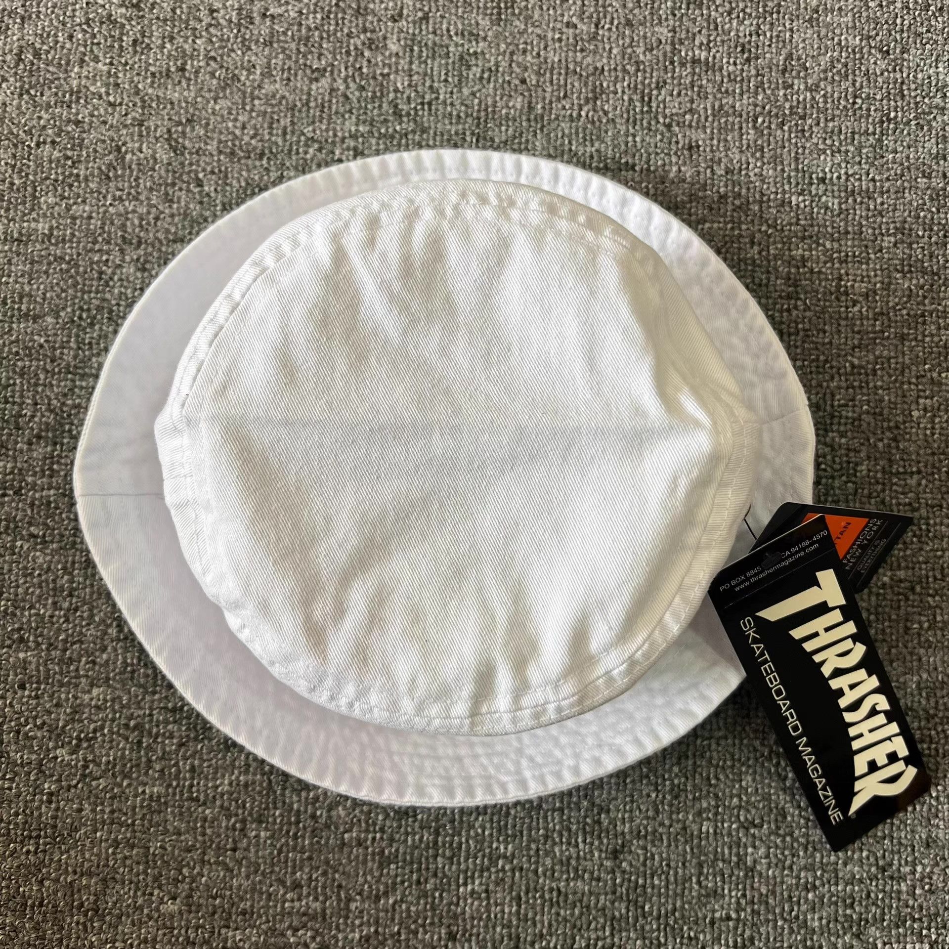 Thrasher THRASHER x Newhattan Classic Embroidered Bucket Hat Q7 Size ONE SIZE - 3 Thumbnail