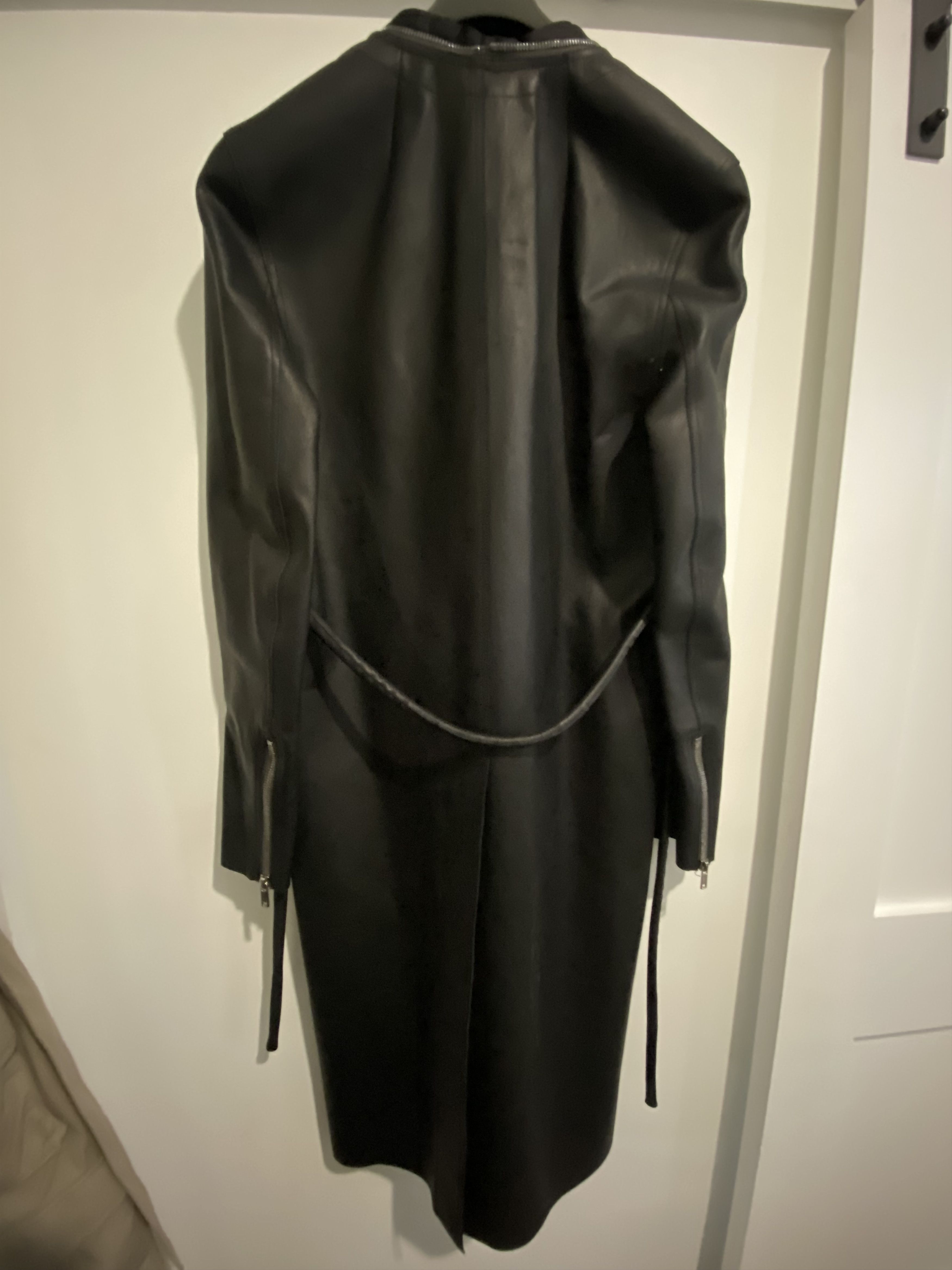 Rick Owens Gethsemane Klaus Calf Leather Coat Size US M / EU 48-50 / 2 - 3 Thumbnail