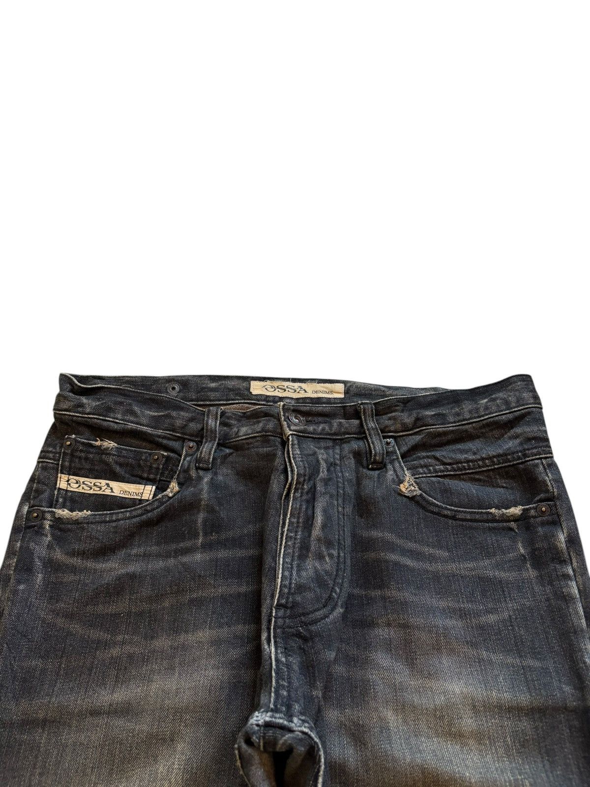 Japanese Brand Vintage Japanese Brand Rusty Wash Distressed Loose Jeans Size US 32 / EU 48 - 4 Thumbnail