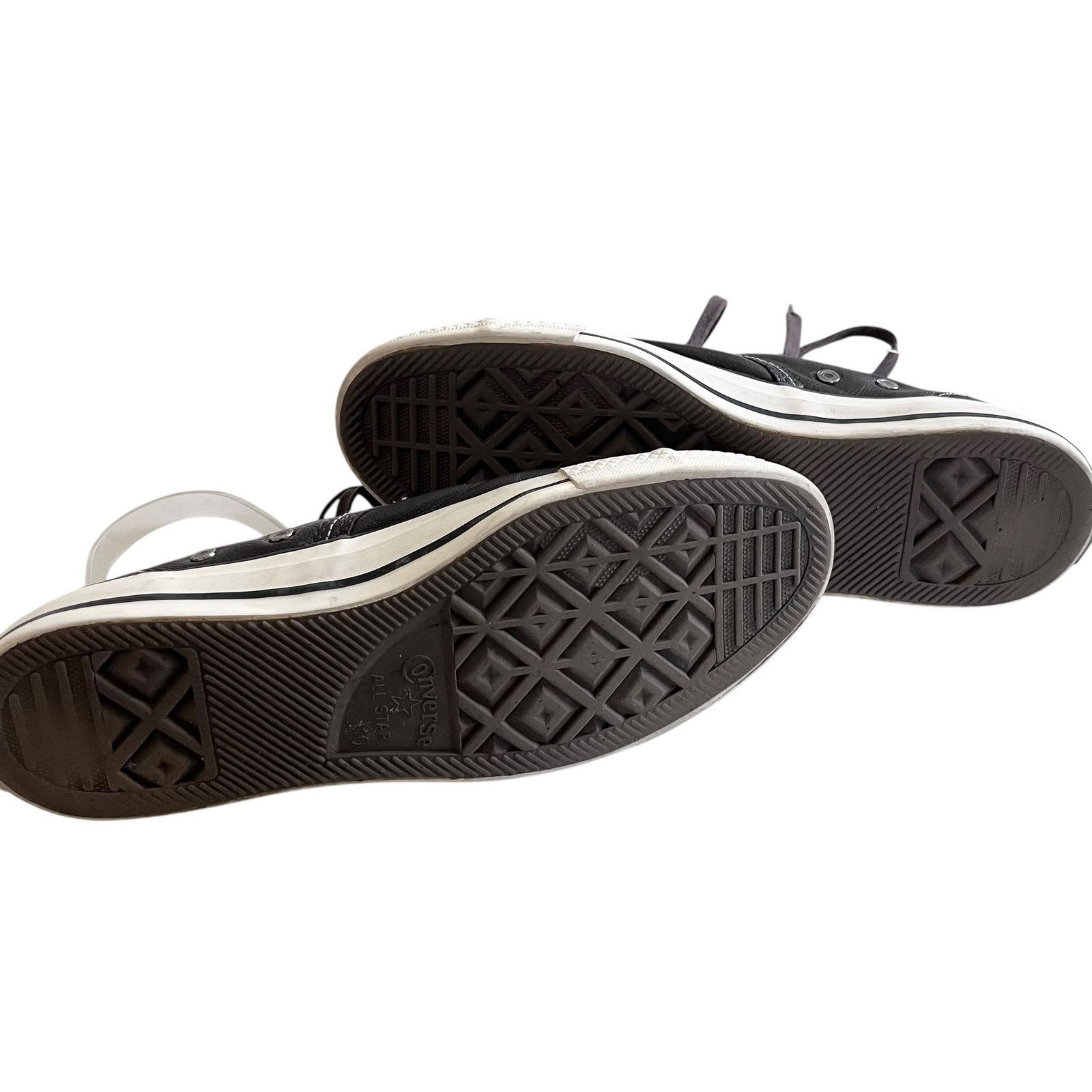 Converse Converse Unisex Brown Leather Lace Up Low Top Sneaker Size US 10 / EU 43 - 5 Thumbnail
