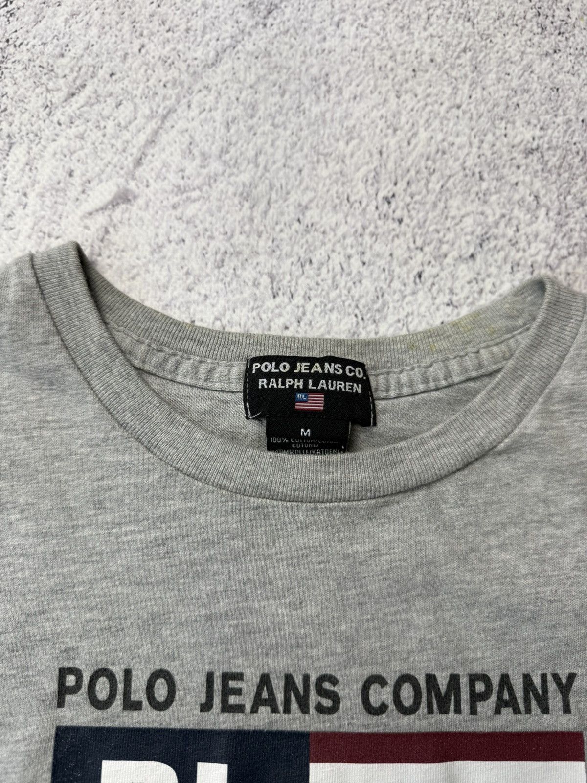Ralph Lauren Vintage Polo Jeans Co Ralph Lauren T Shirt USA Flag Y2K Size US M / EU 48-50 / 2 - 10 Thumbnail